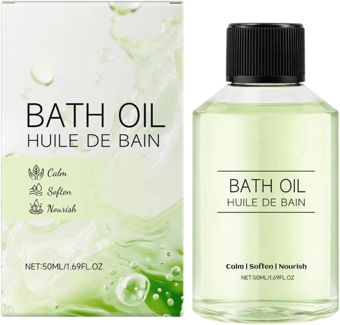 Bath Oil &ndash; Cleansing & Moisturising Body Wash Oil &ndash; Oil-To-Milk Formula for Soft, Comfortable Skin &ndash; Gentle Daily Body Care for All Skin Types (3Pcs)