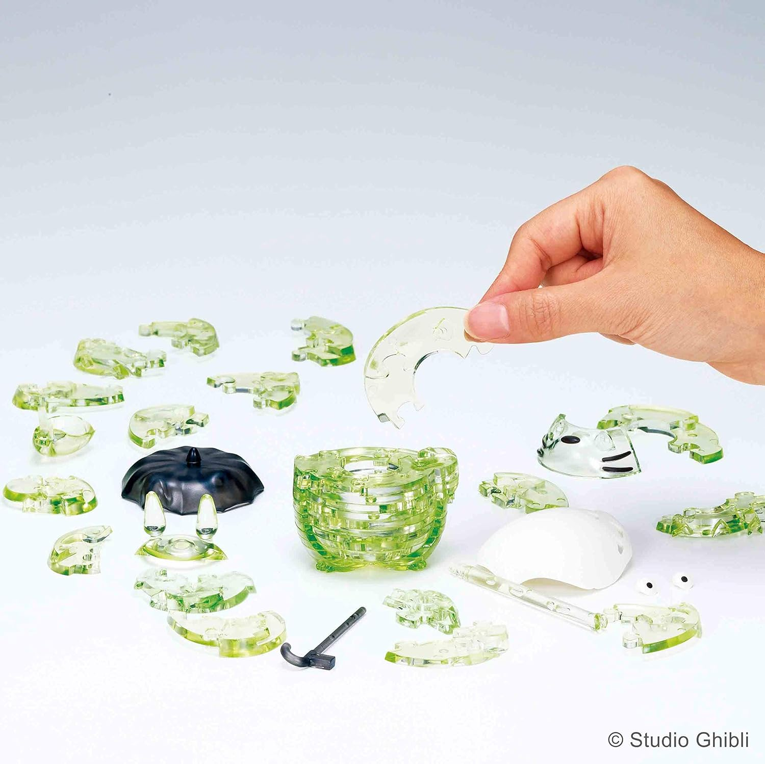 42 Piece Crystal Puzzle Totoro Green image number 3