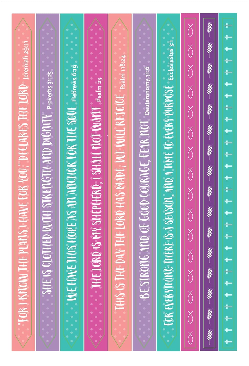 Essentials Planner Stickers - Bible (Set of 450 Stickers) image number 6