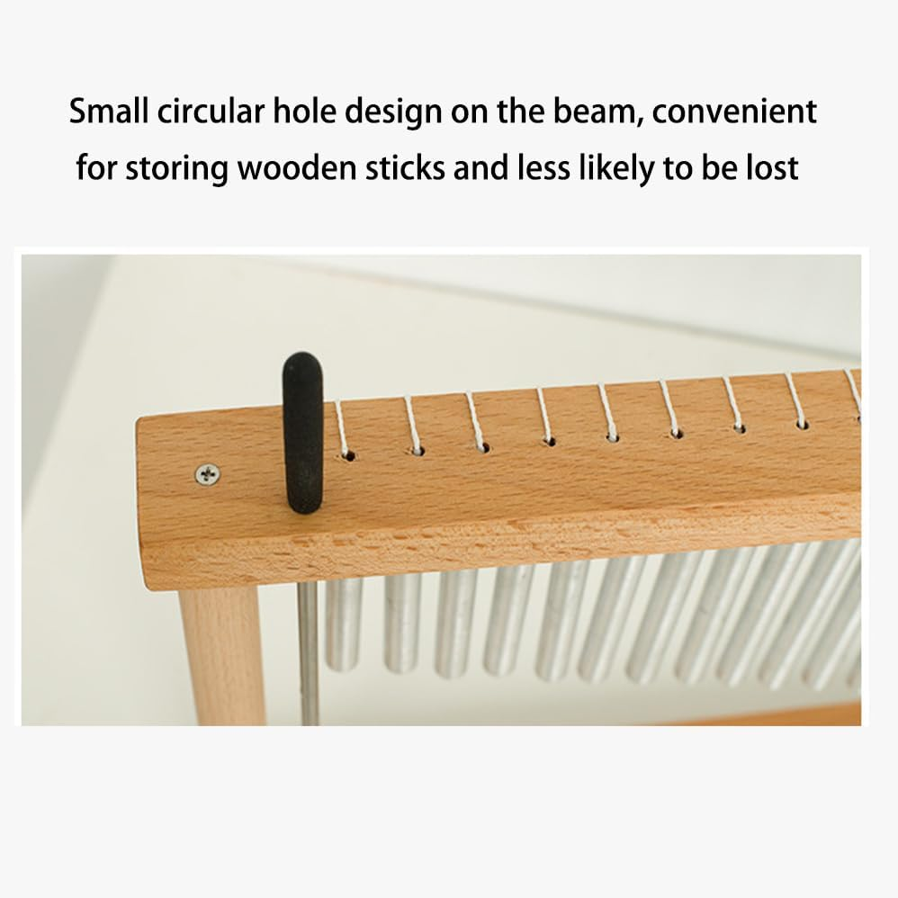 20 Note Chime Table Wind Chime,Bars Musical Percussion Item with Mallet for Office Ornament Decor Educational,Wind Chimes Percussion Instrument for Meditation,Yoga,Sound Healing & Music Performances image number 5