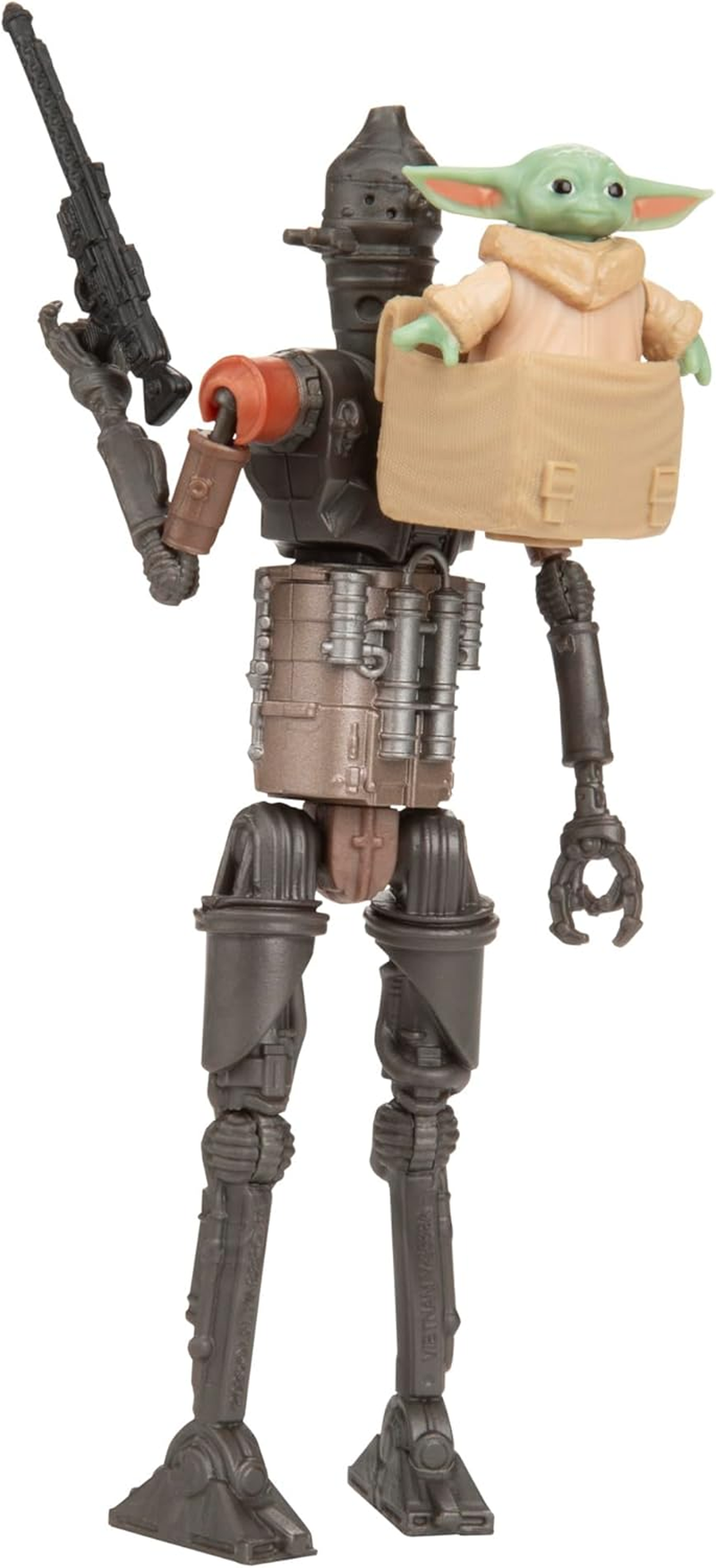 Star Wars Epic World of Action IG-11 & Grogu Speeder Bike, 4-Inch Scale Action Figures & Vehicle, Toys for Boys & Girls Ages 4+ image number 6