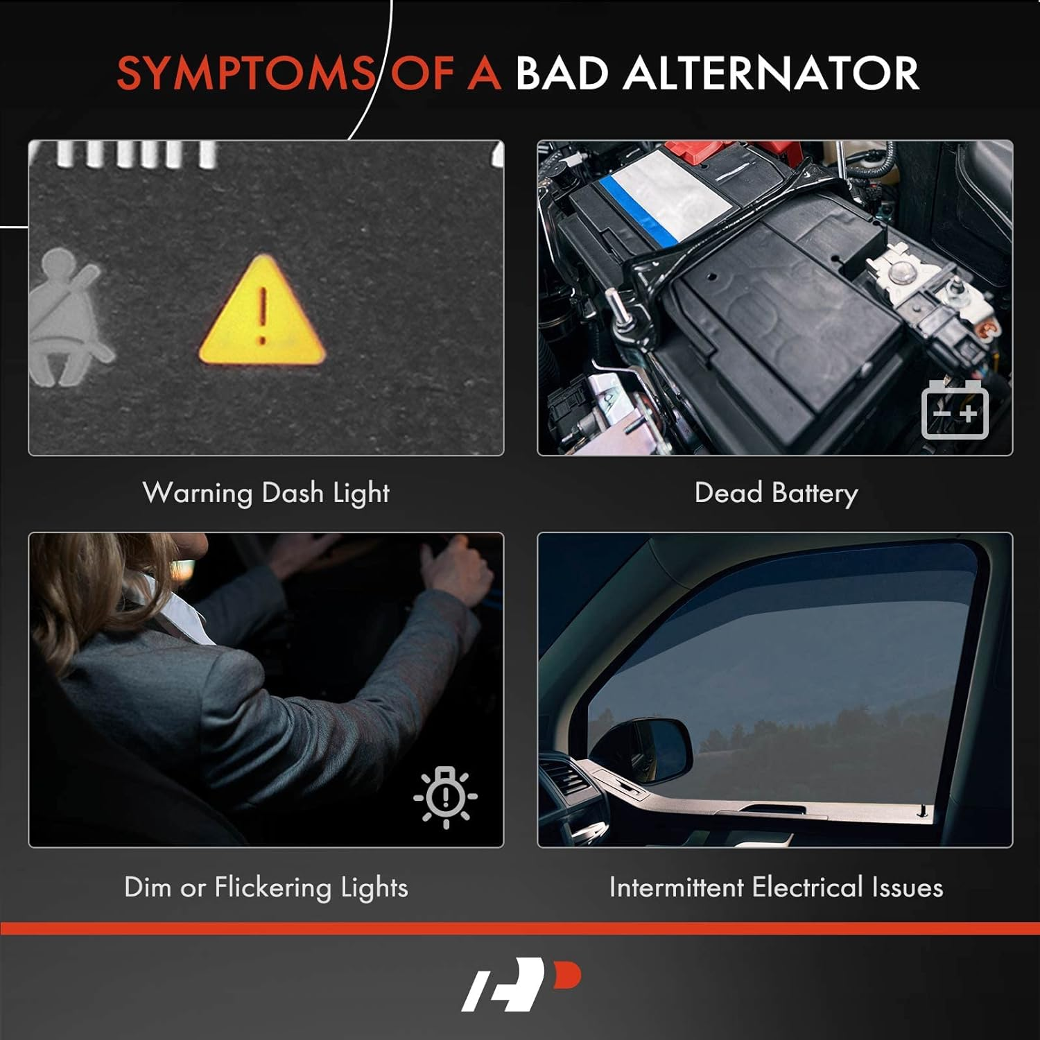 A-Premium Alternator Compatible with BMW M3 2008-2013 4.0L, 12V 180A 6-Groove Pulley Clockwise, Replace# 12317837981, 12317838656 image number 3