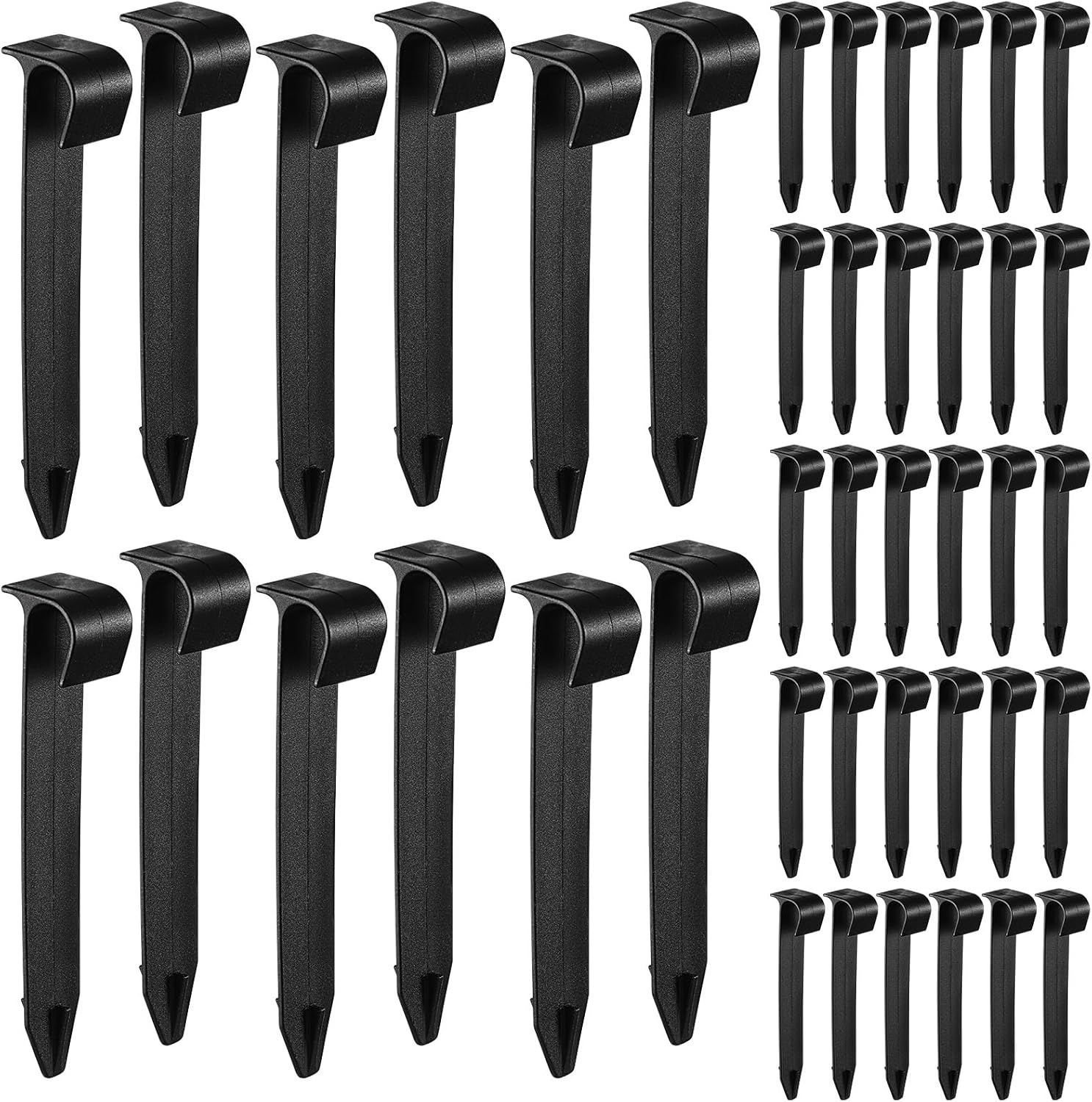 Pangda 100 Pack 1/2 Inch Irrigation Tubing Hold down Anchor Stakes, 3/4 X 4.33 Inch Drip Tubing, Anchor for Sprinkler Garden Landscaping image number 5