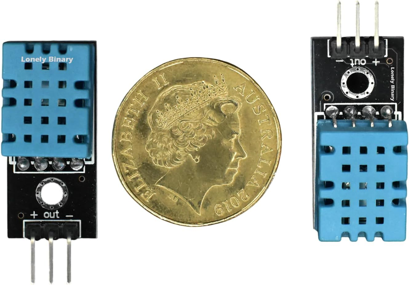 Lonely Binary DHT22 & DHT11 Temperature and Humidity Sensor Set &ndash; 4&times; DHT22 & 4&times; DHT11 &ndash; Digital Output, DC 3.3V-6V, Compatible with Arduino, Raspberry Pi, ESP32 for Smart Home image number 4