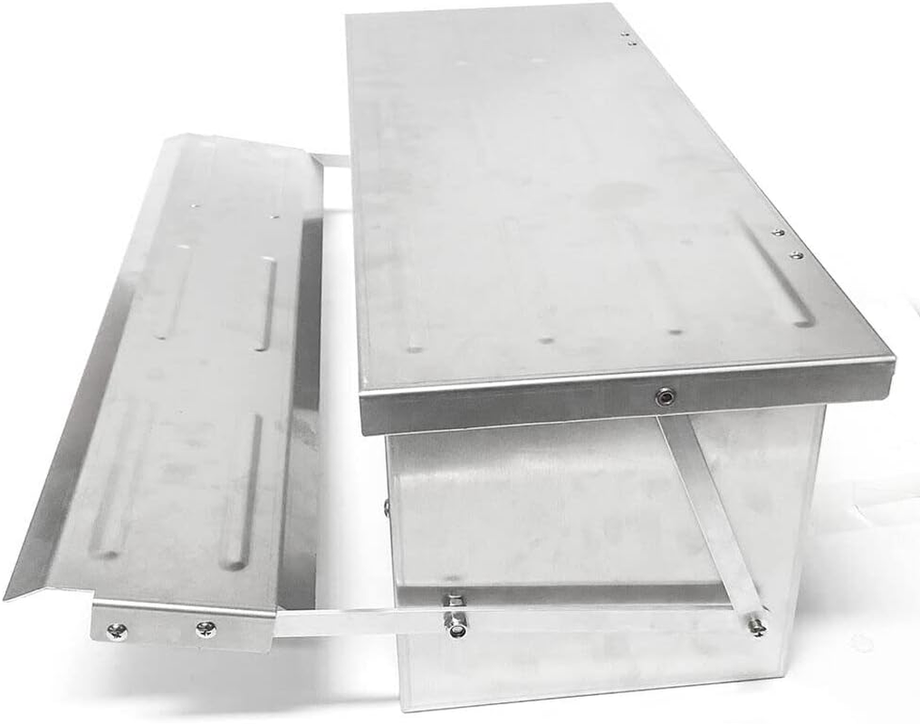 Leona Co 8.2L Galvanized Automatic Chicken Food Feeder Auto Treadle Self Opening Feed image number 6