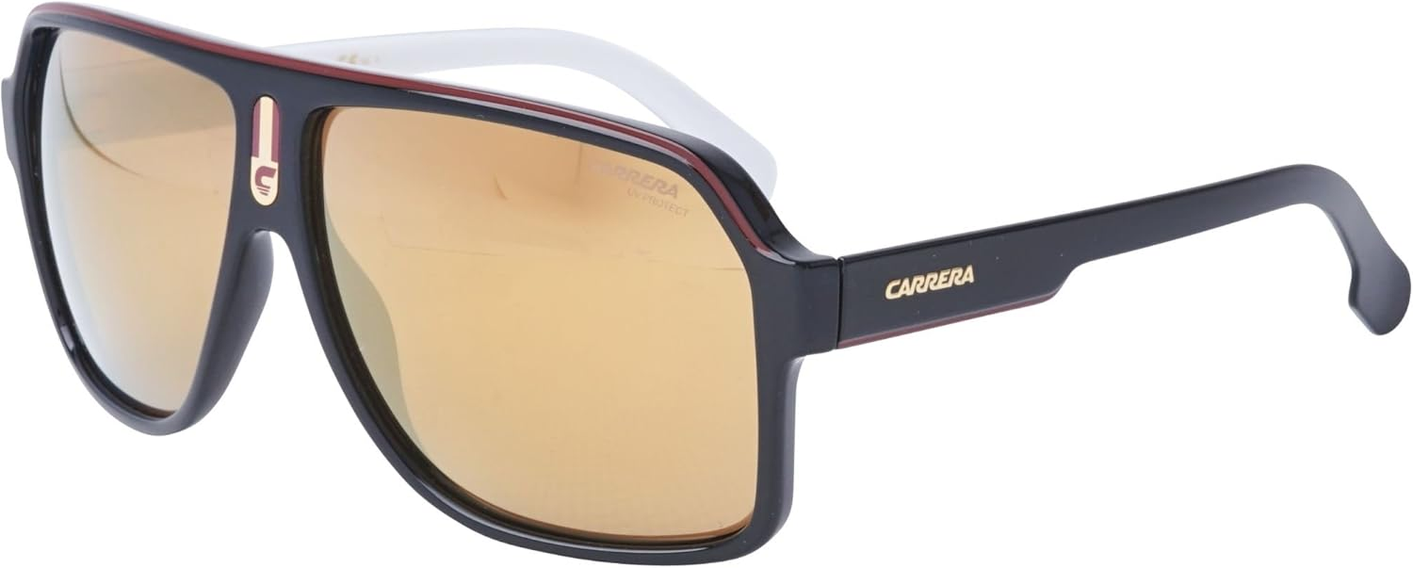 Carrera Men'S 1001/S Polarized Aviator Sunglasses, Black White, 62 Mm