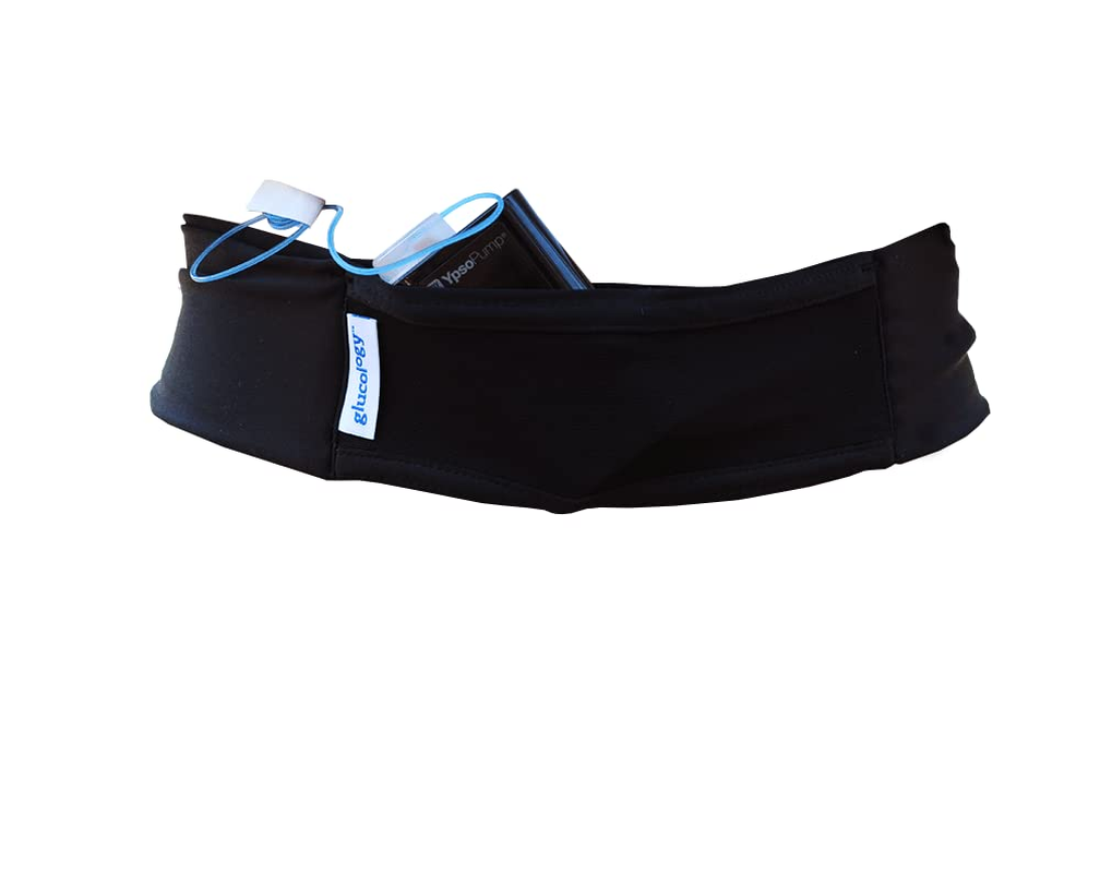 Glucology Insulin Waist Pump Belt | Fanny Pack for Running or Travel - Diabetes Supplies and Insulin Pump Accessories for Men and Women - Slim, Discreet Design | Beige, X Large (122Cm to 137Cm) image number 6