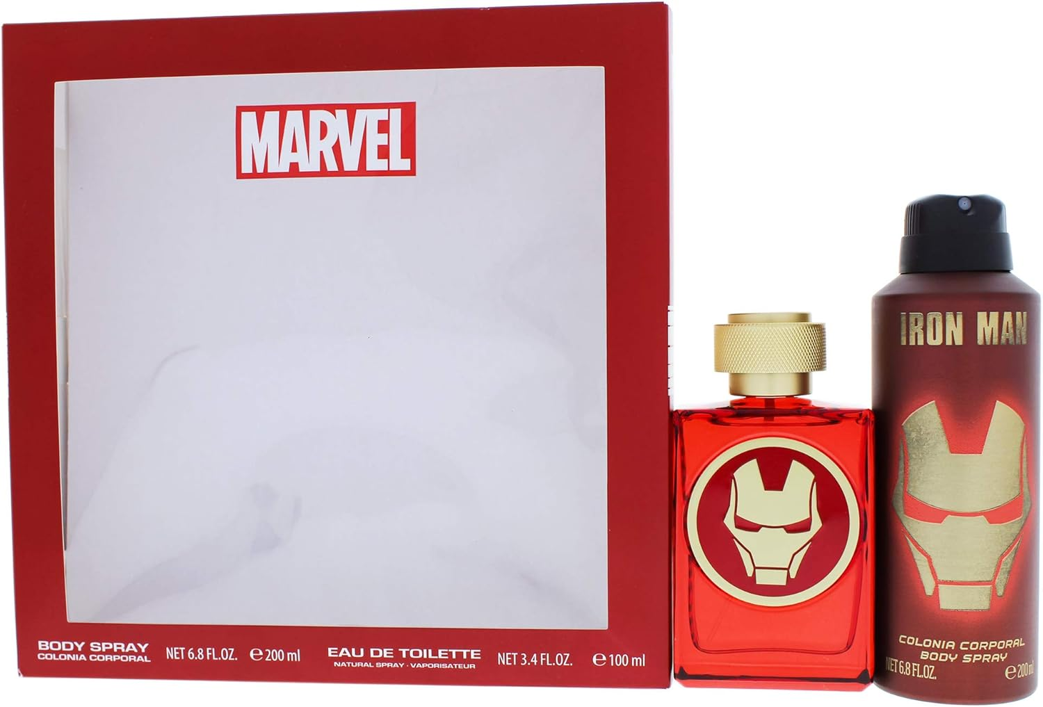 Marvel Iron Man 100Ml EDT + 200Ml Body Spray, 300 Ml image number 2