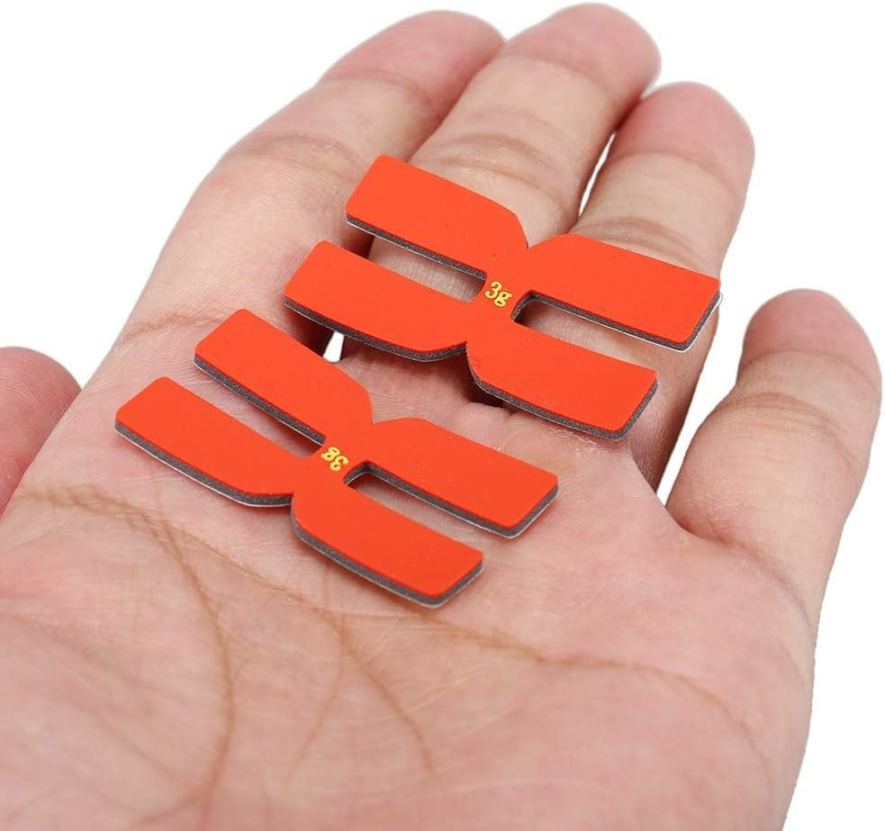 Yixuan 3G Tennis Racket Weight Balance Strips Silicone Tennis Racquet Tapes-Set of 6 image number 1