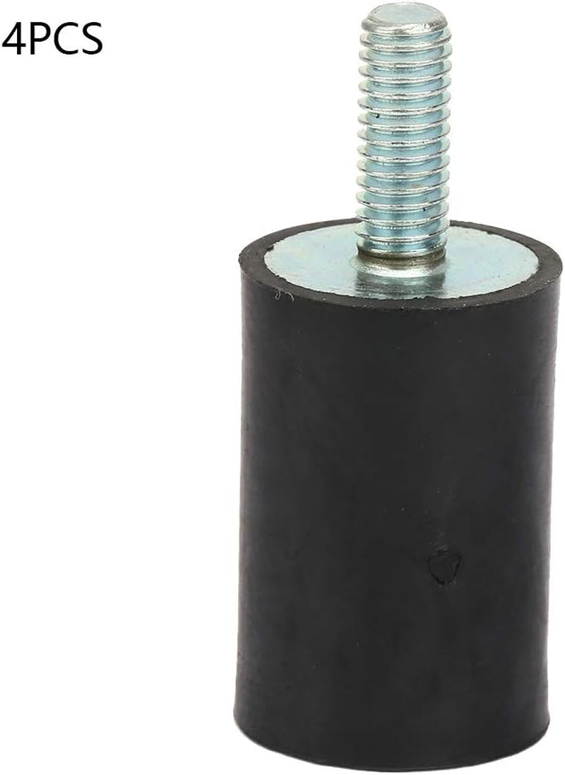Zerodis M3 M5 M6 Rubber Mounts anti Vibration Silentblock 4Pcs for Air Compressors, Engines, Water Pumps (VD20*30 M6*18) image number 2