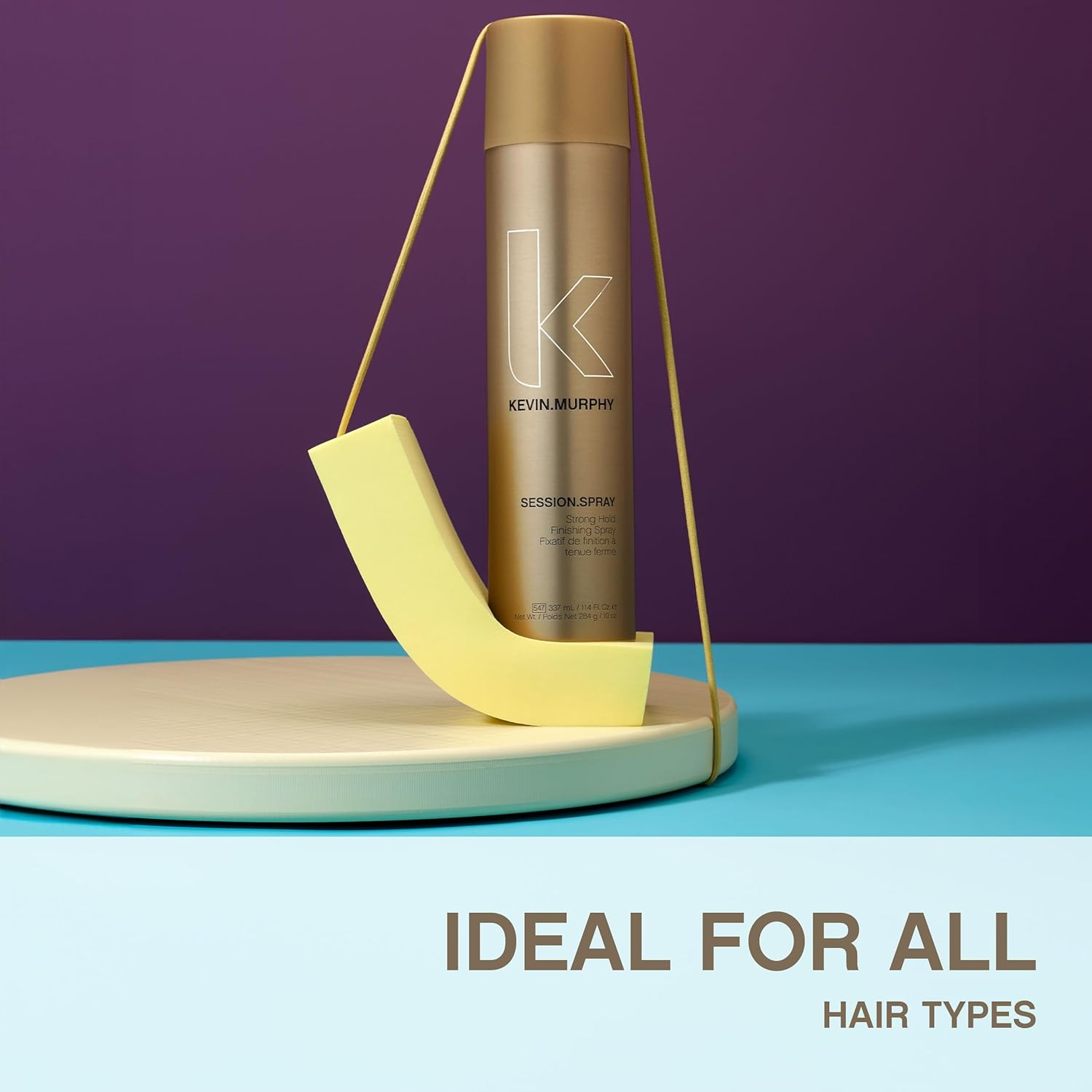 KEVIN.MURPHY SESSION.SPRAY Finishing Hair Spray - for All Hair Types/Humidity Resistant - Strong & Flexible Hold, Weightless Salon Styling Formula with Ivy Extract & Tangerine Peel Oil - 337 Ml image number 4