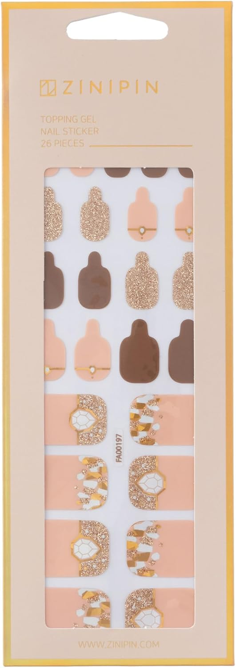 ZINIPIN FA00197 Pearl Milk Tea Foot Nail Seal image number 1