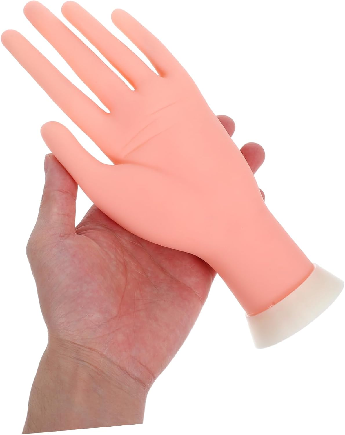 CIYODO Flexible Manicure Practice Hand Model Realistic Bending Nail Art Tool for Beginners Professionals for Nail Design Painting Lightweight Reusable Manicure Training Hand image number 5