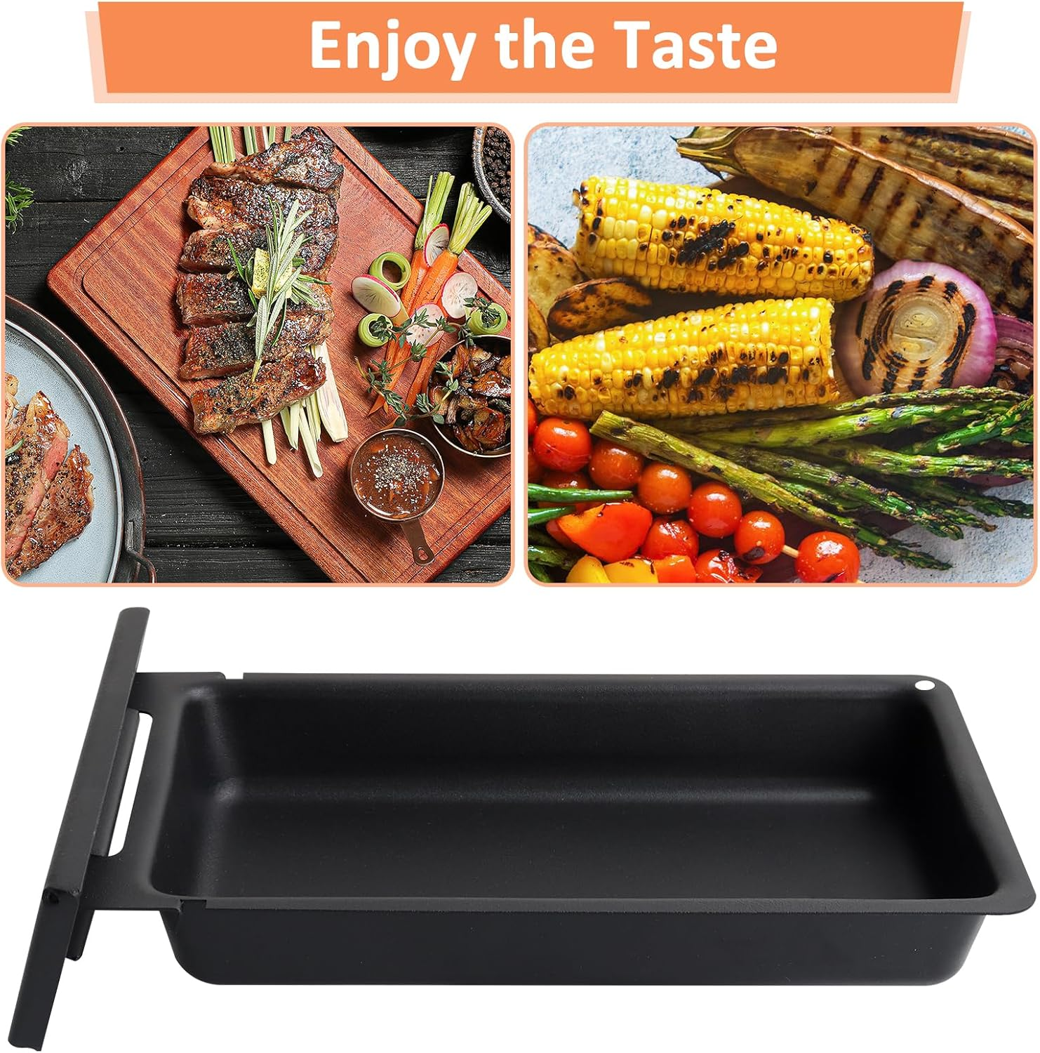 Ajinteby Grease Tray for Pit Boss Vertical Smokers, Grease Pan for Pit Boss 3/5 Series Vertical Pellet Smoker, Copperhead 7, Sportsman 5/7 Series Vertical Smoker, Pit Boss Grease Tray Replacement Part image number 5