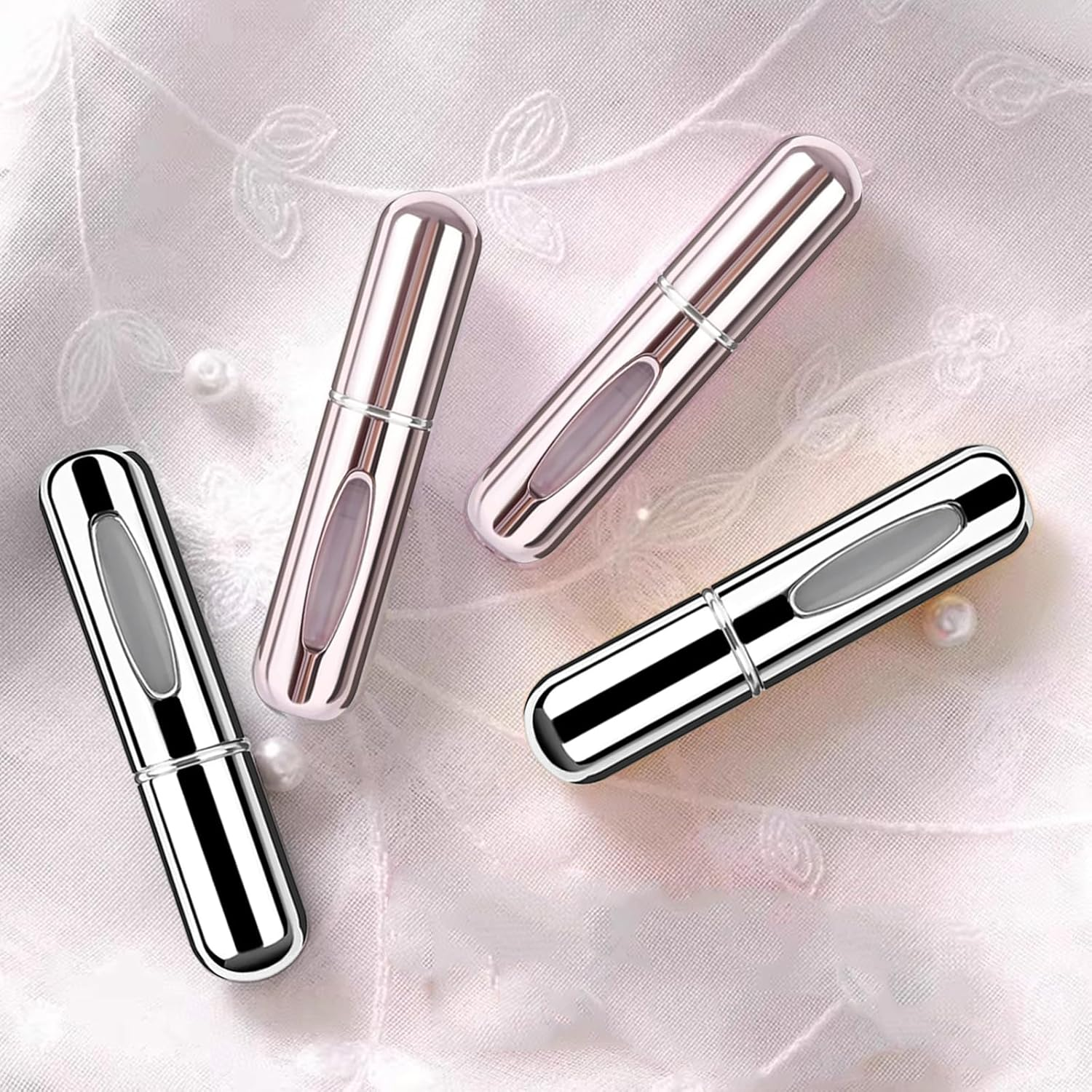 2 PCS Mini Perfume Atomizer Bottles,5Ml Spray Container,Portable Size Refillable Pump for Traveling and Outgoing image number 5