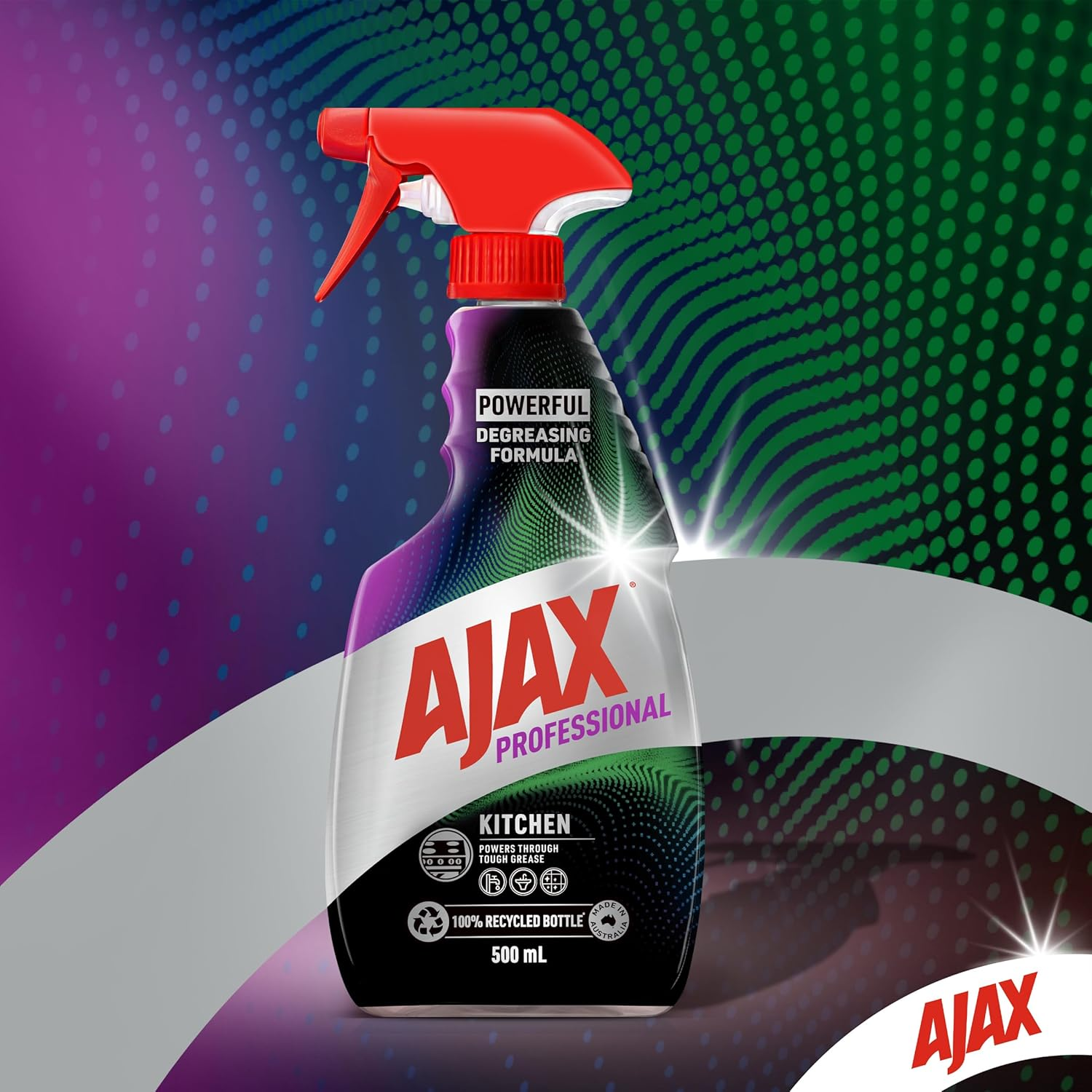 Ajax Professional Kitchen Power Degreaser Cleaner, 500Ml, Trigger Surface Spray image number 4