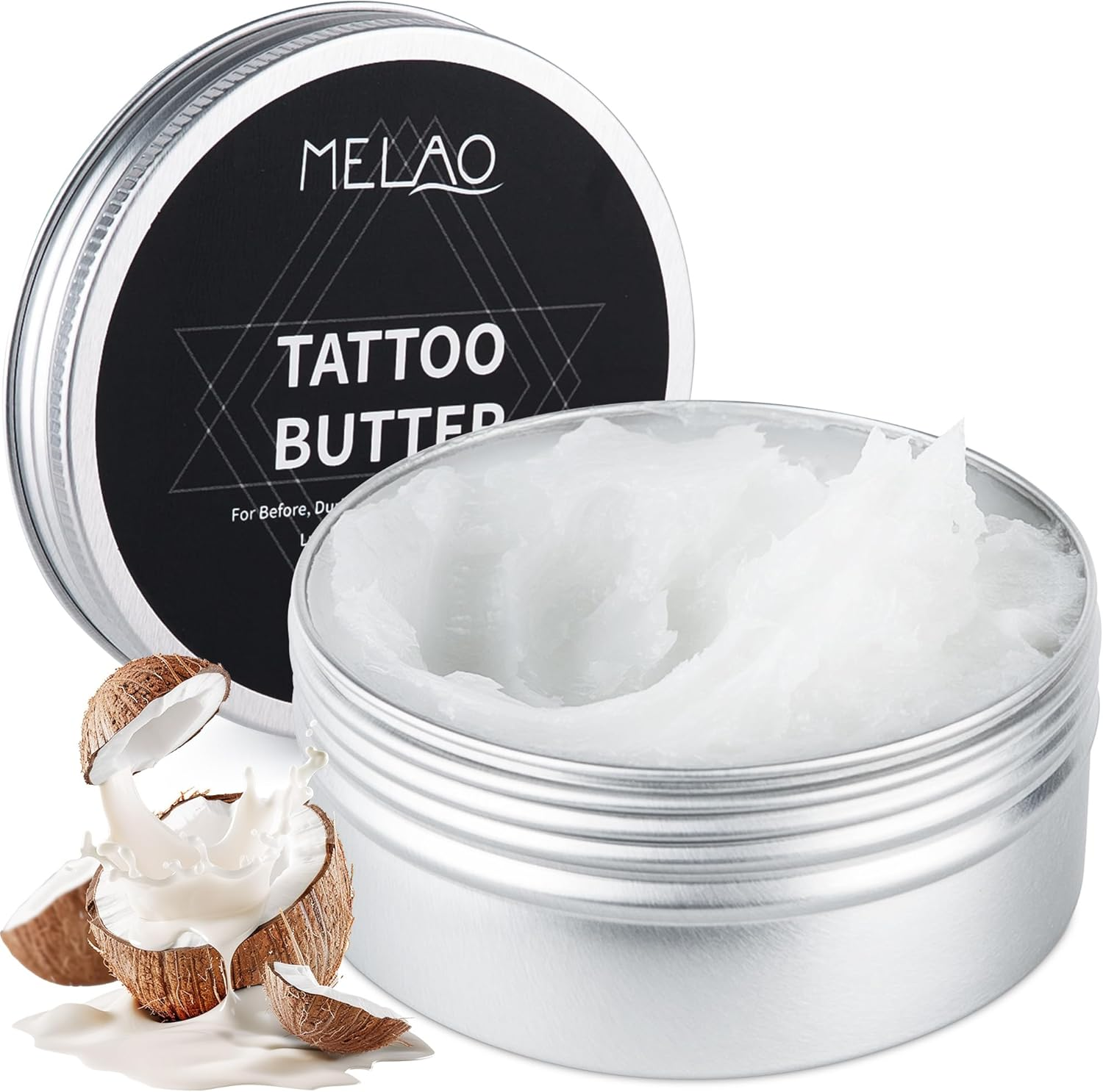VRAIKO MELAO Tattoo Butter Aftercare 5.3Oz Tattoo Balm | Enhancing Old Tattoos & Hydrate New Ink | Shea Butter Jojoba & Coconut Oil Clean Formula Cream| No-Petroleum image number 2
