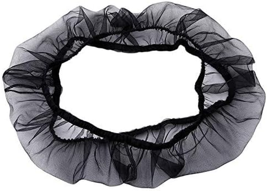 Bird Cage Guard Parrot Nylon Mesh Net Cover Stretchy Shell Skirt Cage Basket Dust-Proof Net Cover (Black, One Size) image number 5