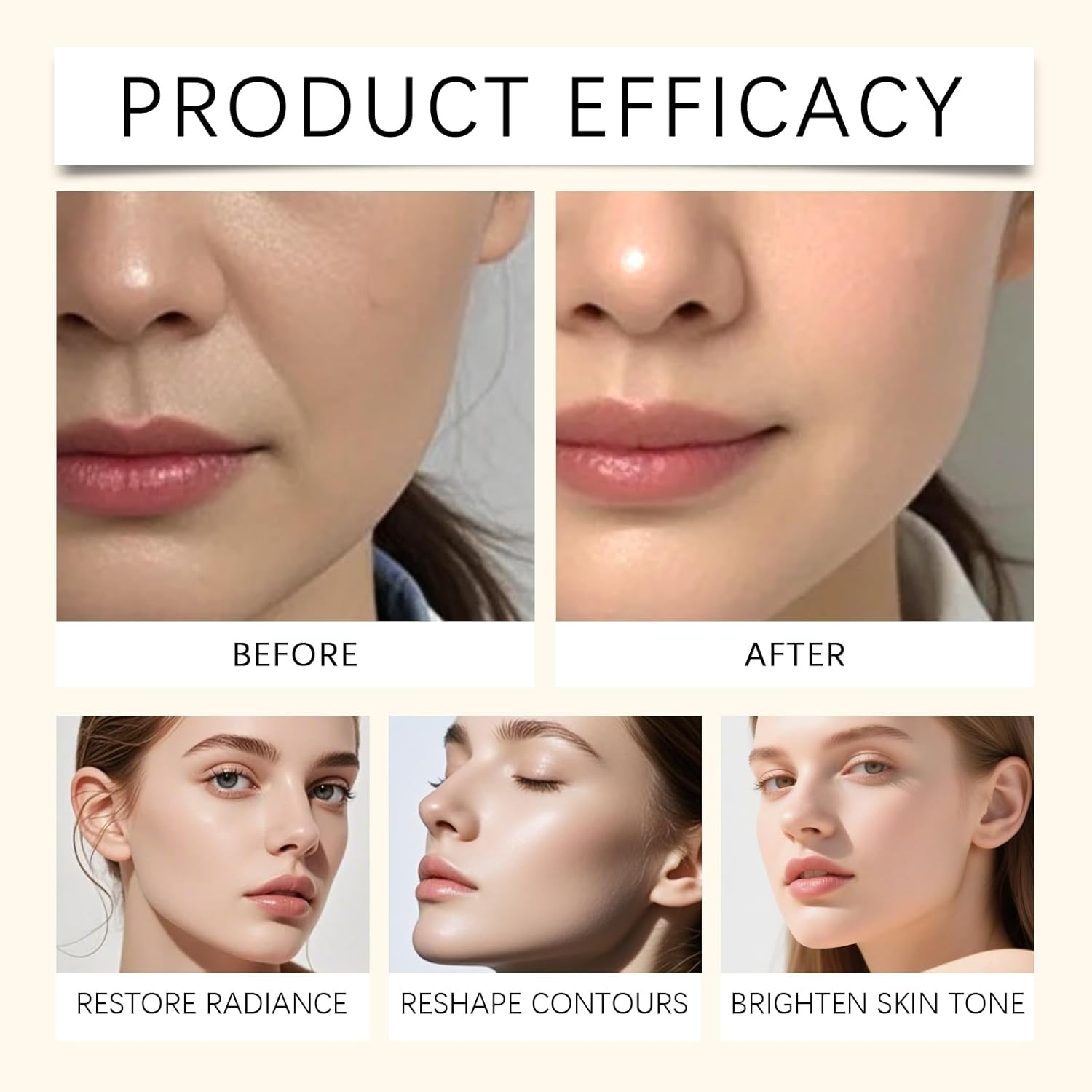 Bee Venom Skin Treatment Cream, Comprehensive Cream, Wrinkles and Fine Lines, Natural Moisturizer for All Skin Types, Gentle and Non-Irritating, Suitable for All Skin Types (1Pcs)