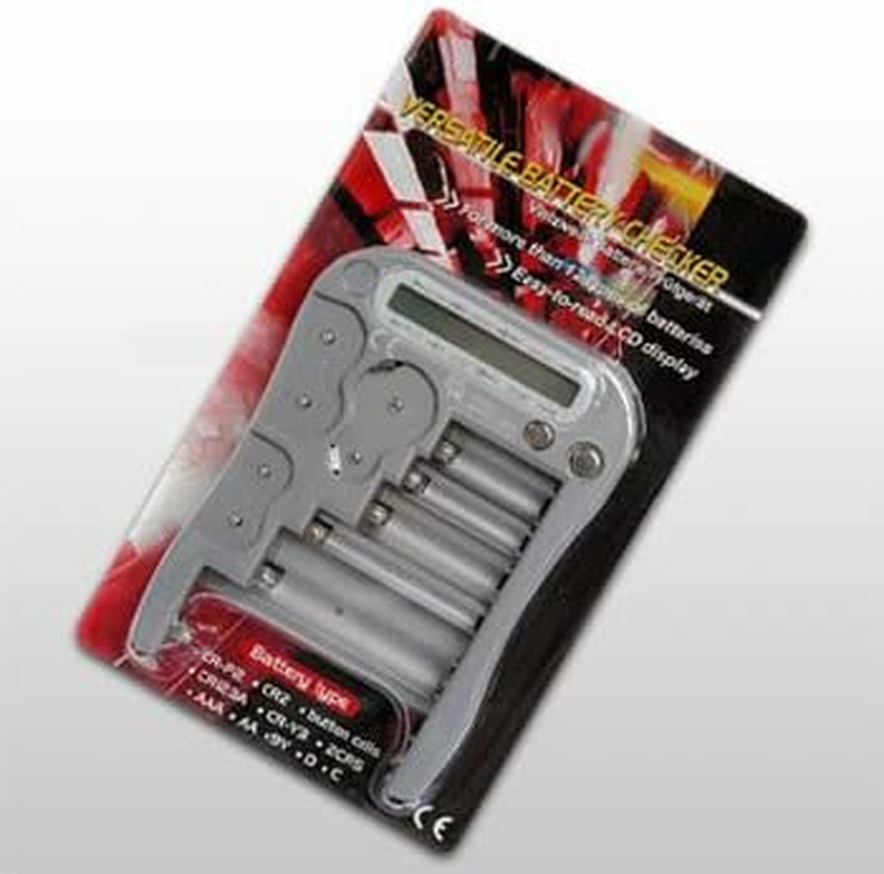 MW All-In-One Battery Tester - LCD Display - Tests 12 Battery Sizes - Consumer Electronics