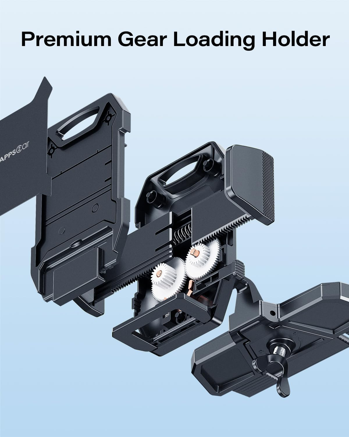 Apps2Car Sturdy CD Slot Phone Mount with One Hand Operation Design, Hands-Free Car Phone Holder Universally Compatible with All Iphone & Android Cell Phones, for Smartphone Mobile image number 6