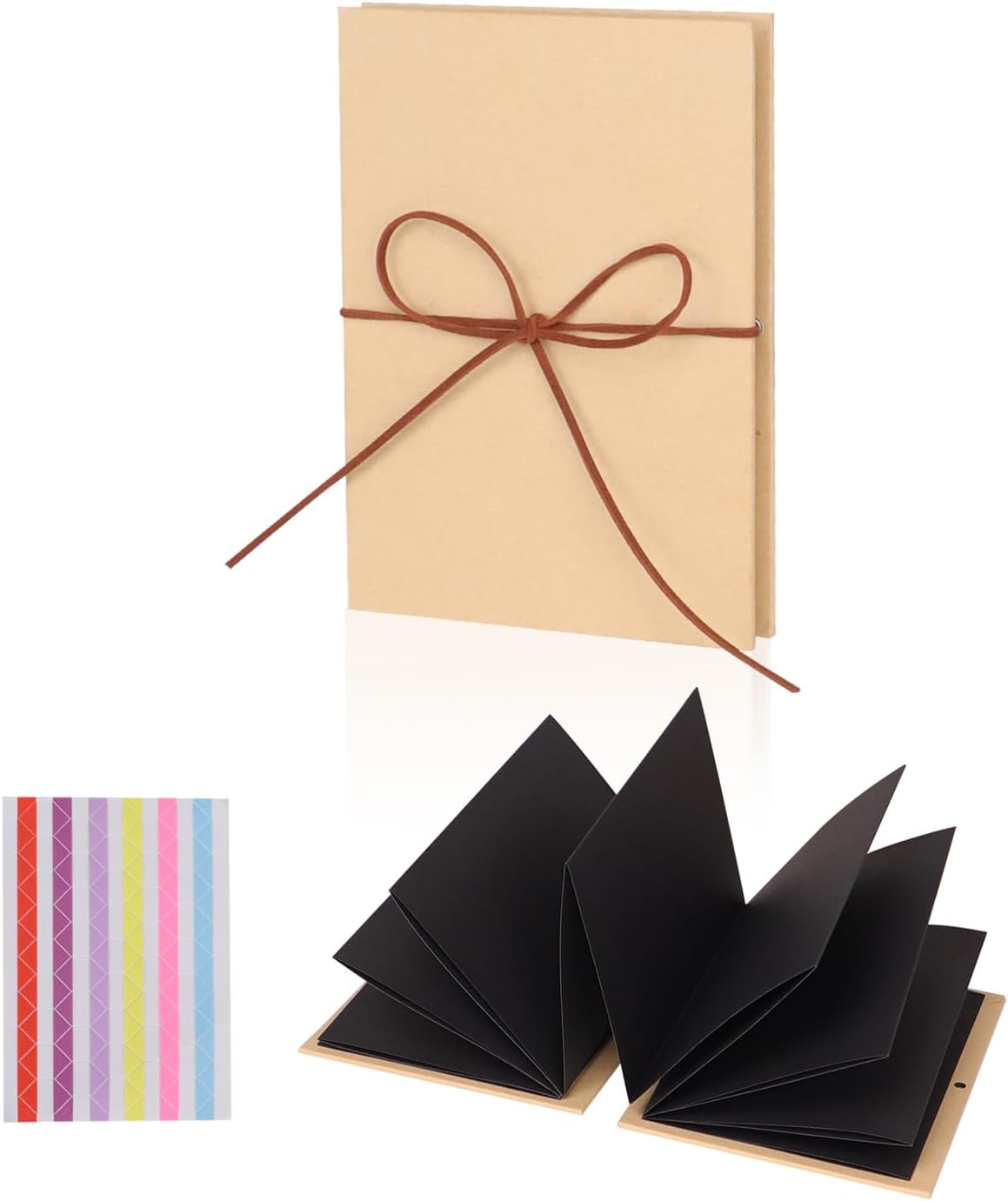 Picture Album, Photo Album to Design Yourself, Accordion Fold Collector'S Album, Suitable for Pregnancy Diary, Poetry Album, Children'S Wedding, Postcard Album (18 X 12.5 Cm) image number 5