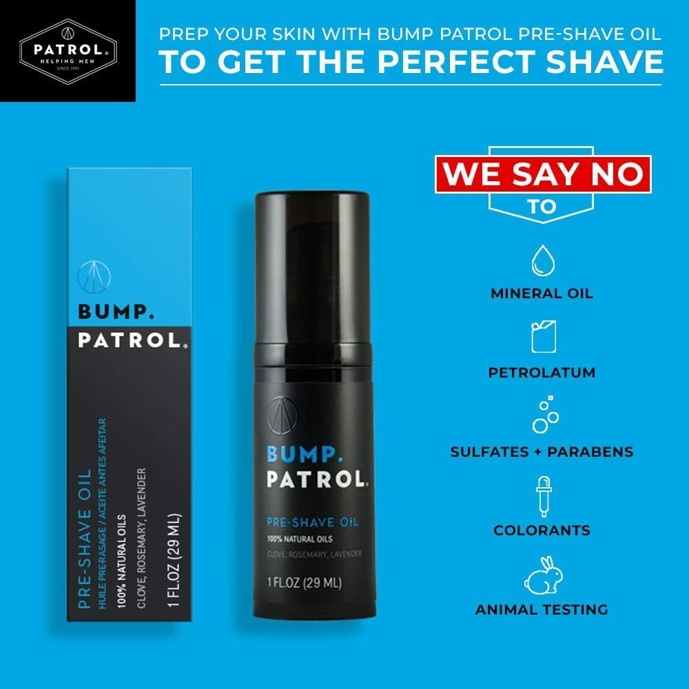 Bump Patrol Pre Shave Oil for Pain Free Shaving with 1 Natural Oils, 1 Ounce image number 1