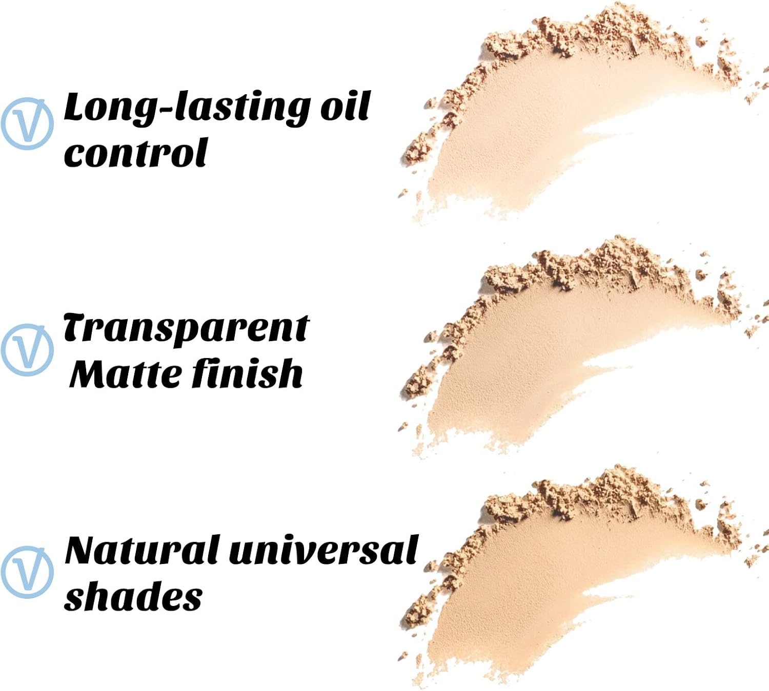 Boobeen Matte Setting Powder, Poreless Finishing Powder, Translucent, Lightweight, Compact Pressed Baking Powder,Creates Soft Focus Effect image number 3