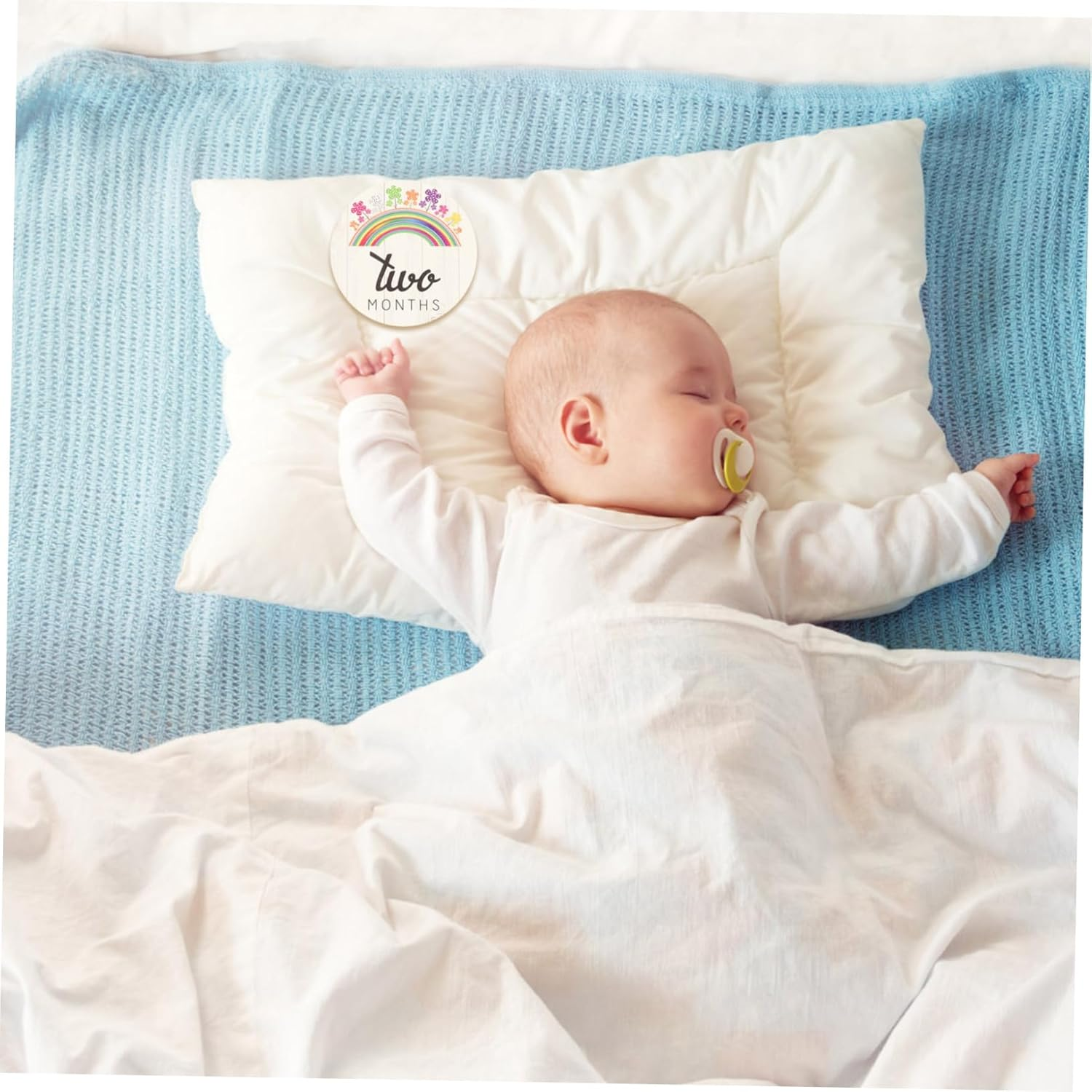 UPKOCH 14Pcs Wooden Monthly Milestone Cards Decorative Milestone Keepsakes Unisex Photography Props for Newborns Creative and Durable Design with Beautiful Wood Grain image number 3