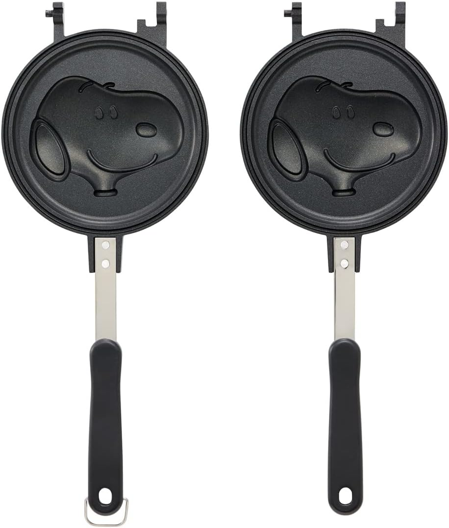 Skater ALHOC1-A Parent-Child Fun Hot Cake Maker - Aluminum Snoopy Easy Care image number 2