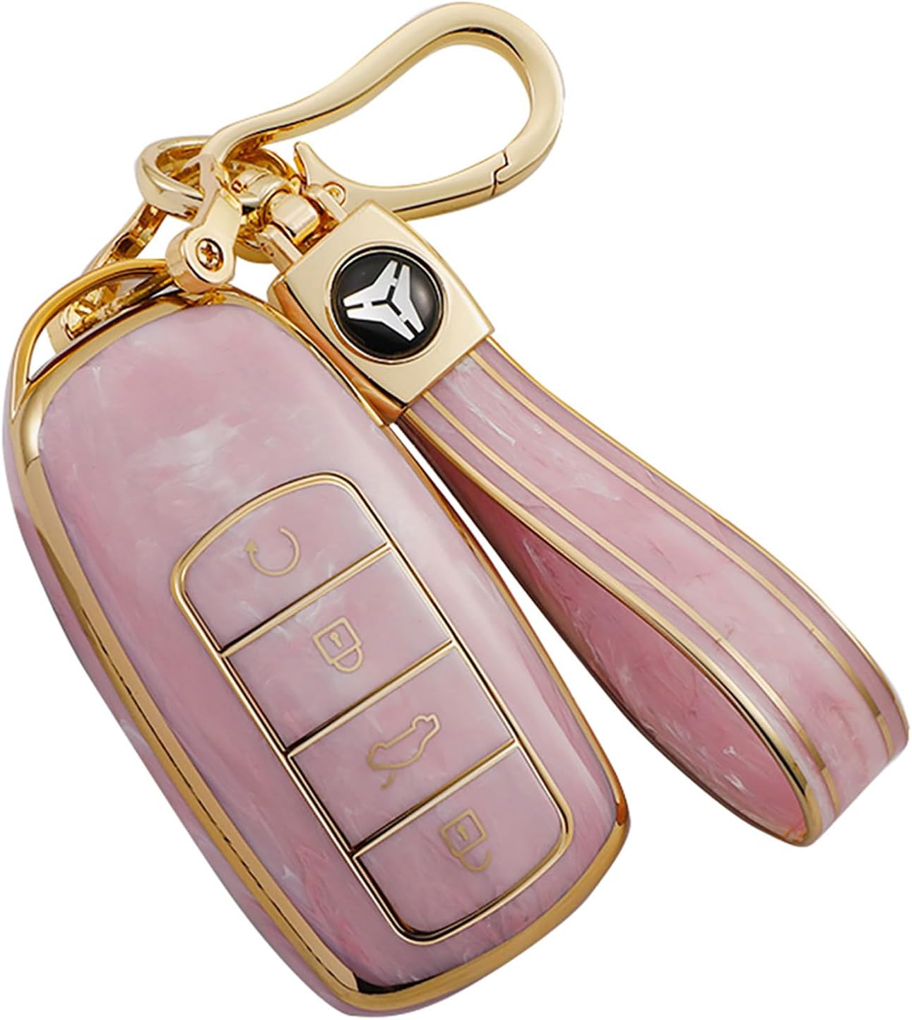 MAX COOL Car Remote Key Fob Case Cover Key Shell Suitable for Chery Omoda 5 TPU Pink image number 4