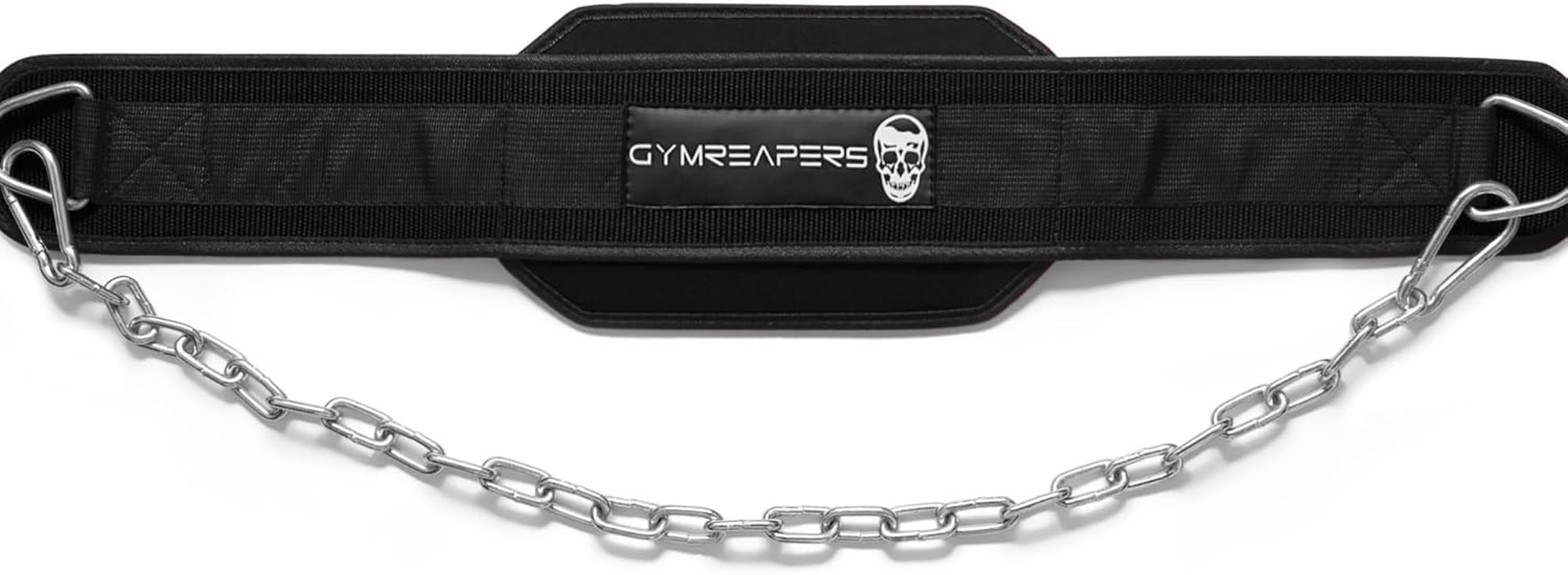 Gymreapers Dip Belt with Chain for Weightlifting, Pull Ups, Dips - Heavy Duty Steel Chain for Added Weight Training image number 5
