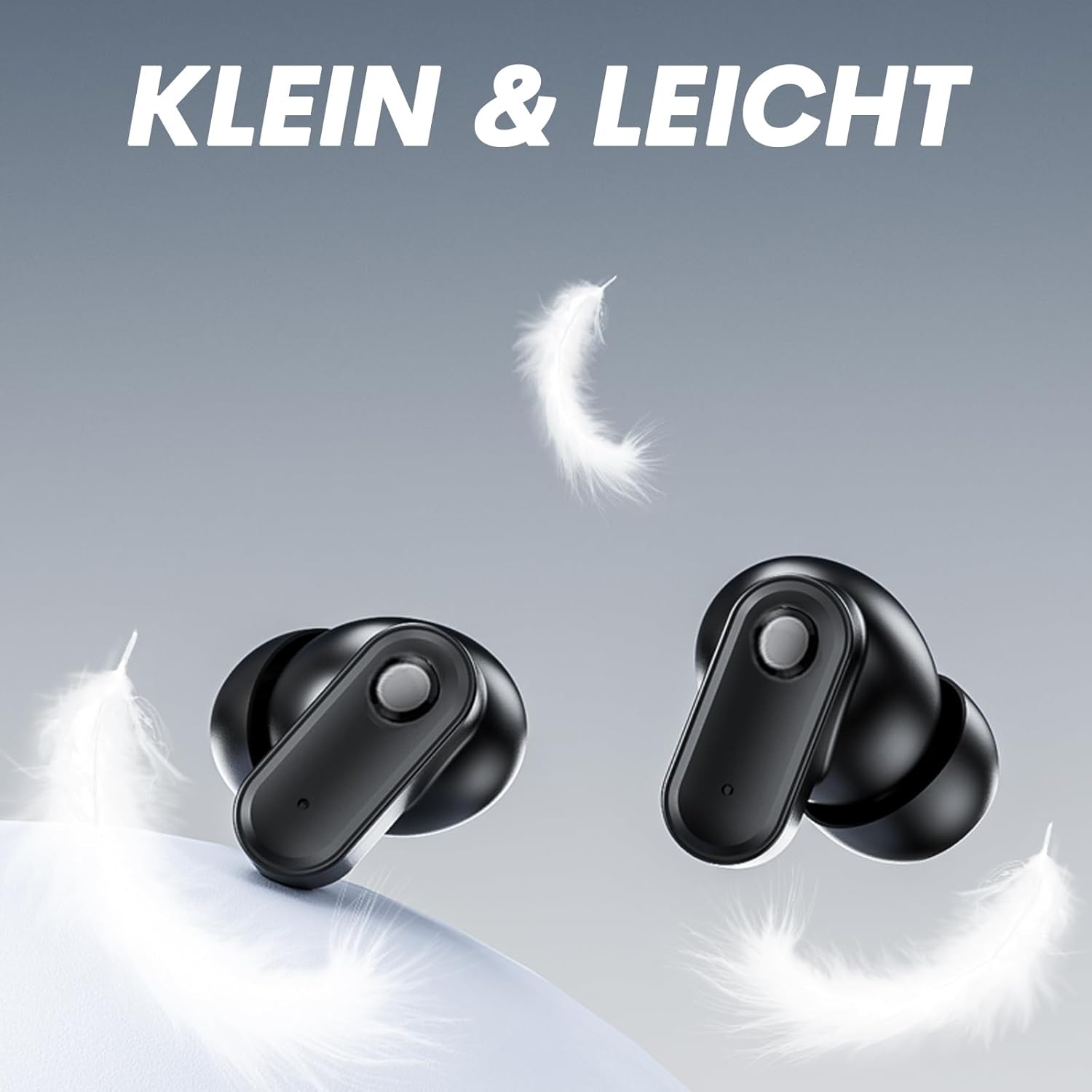 Xmenha Mini In-Ear Headphones for Sleeping Bluetooth Wireless Sleep Headphones Earbuds Bluetooth Sleep Headphones Small with Noise Cancelling for Small Ears Invisible Wireless Earphones image number 3