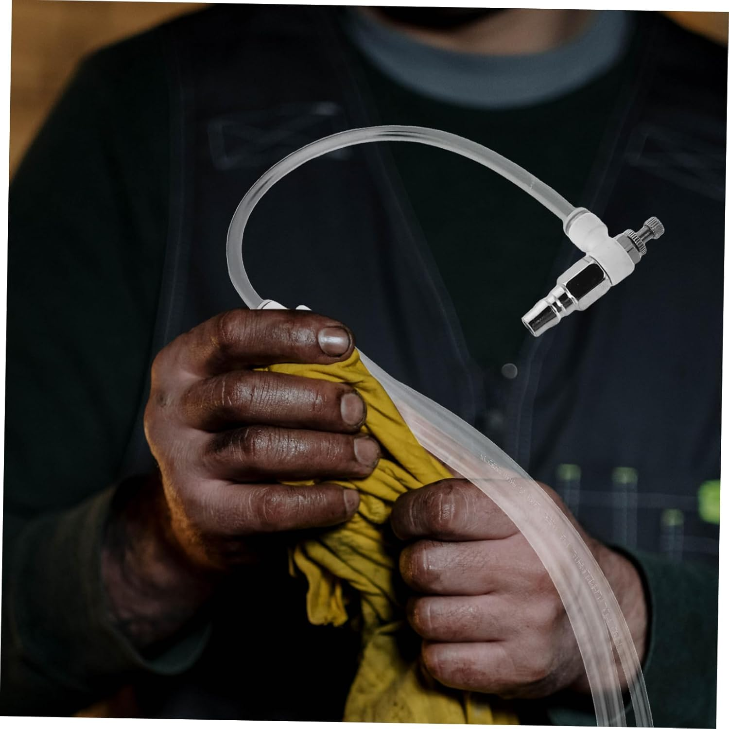 Cabilock 1Set Mini Pneumatic Engine Carbon Deposit Cleaner Tool Efficient Automotive Maintenance Sprayer for Engine Components Compact Bubbling Technology image number 2