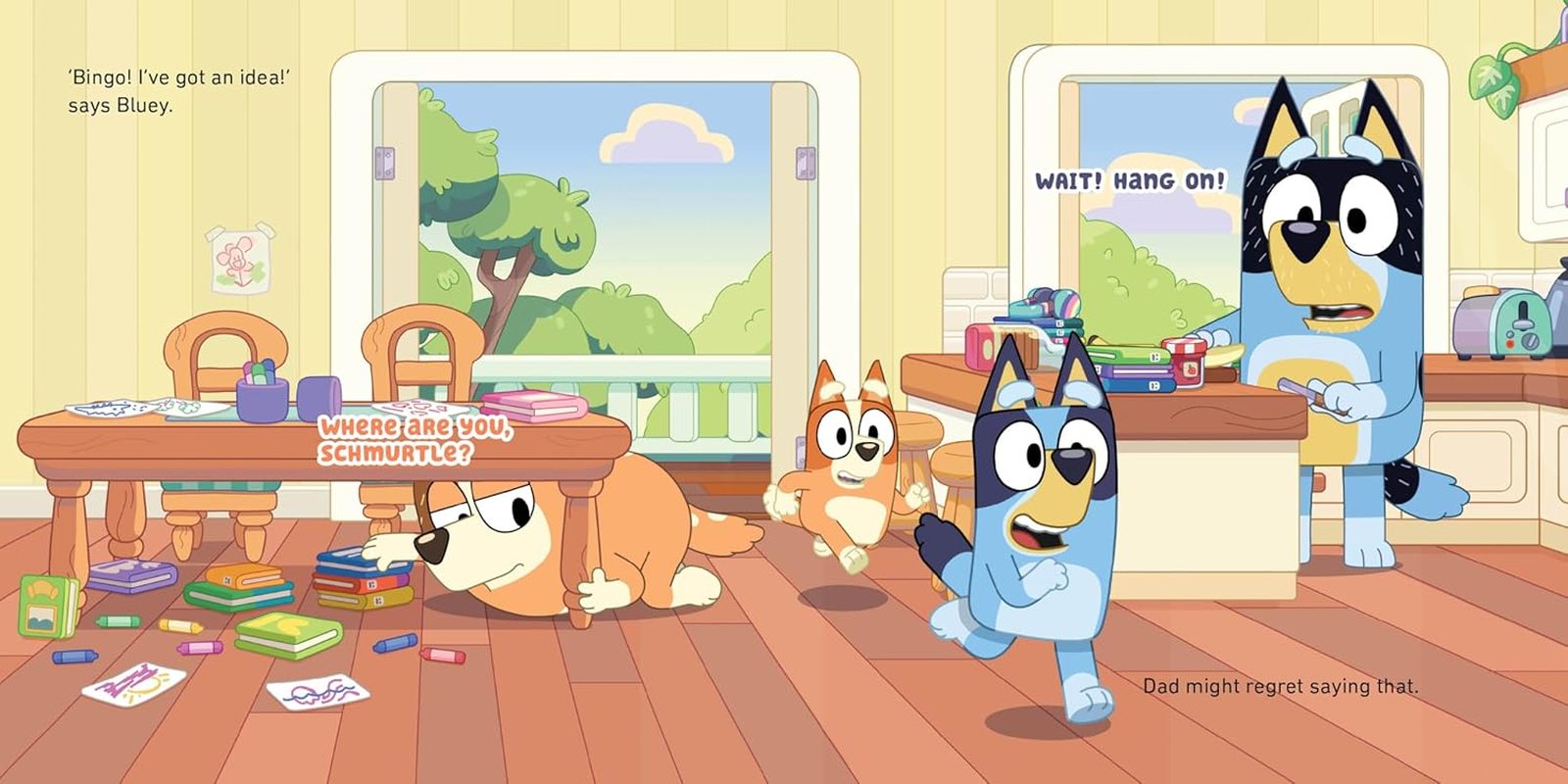 Bluey: Mini Bluey and Bluey Toy Box Set: Book and Plush Toy Gift for Little Bluey Fans image number 5