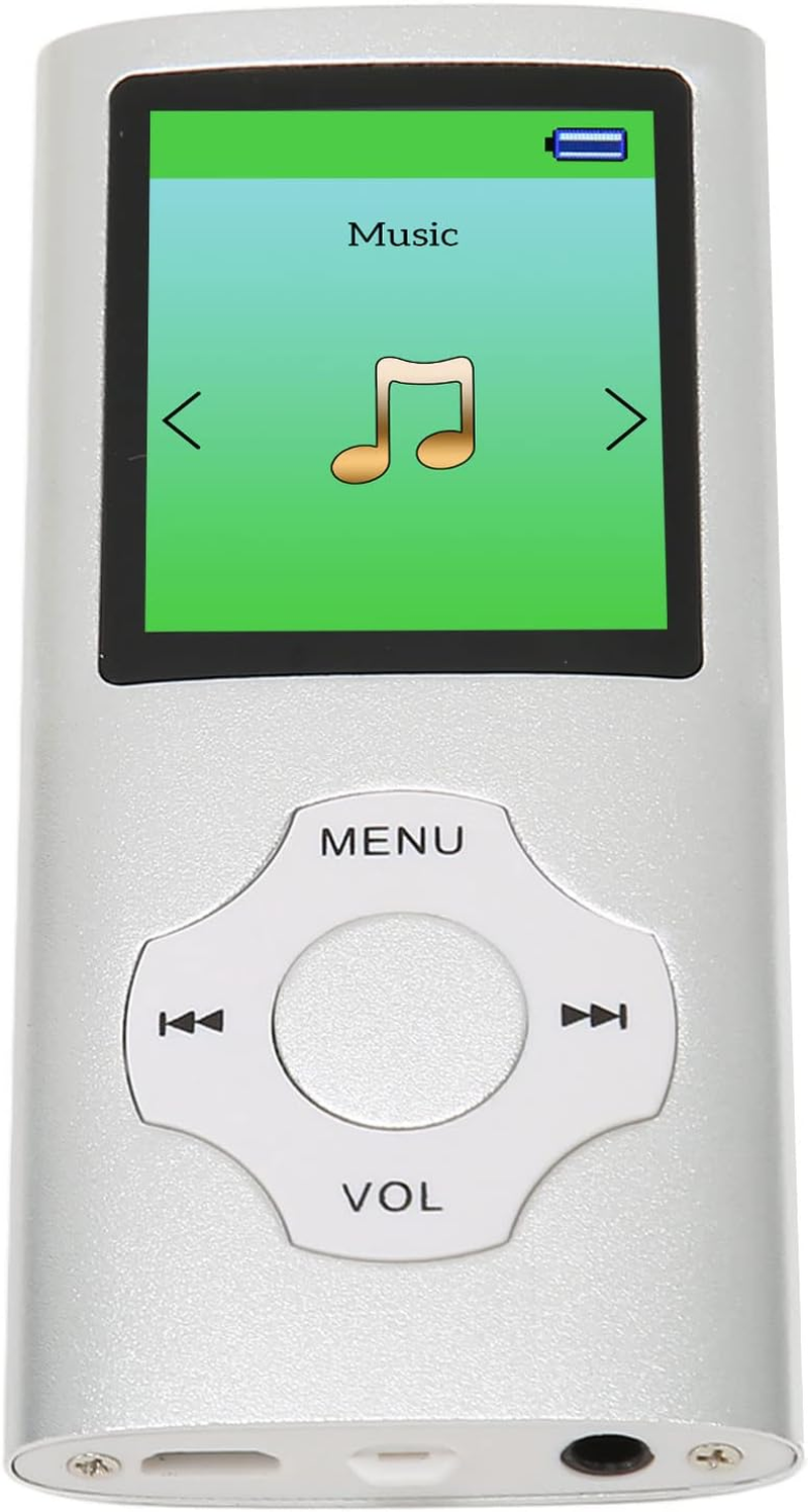 64G MP3 Player, 1.8 Inch Music Player, LCD Screen, Recording FM Radio, Portable MP3 Player for Kids Students