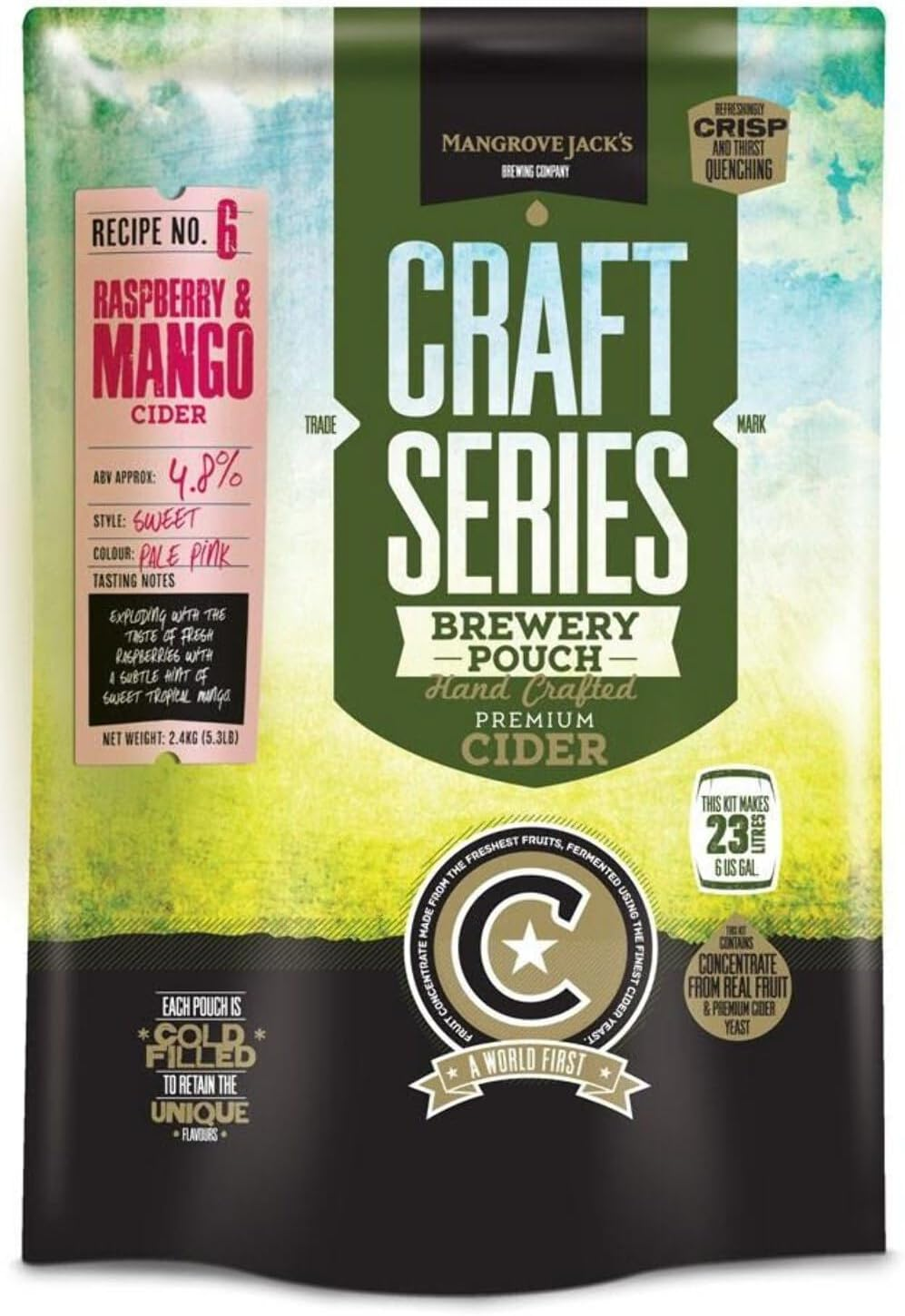 Mangrove Jack'S Craft Series Raspberry and Mango Cider Pouch image number 3