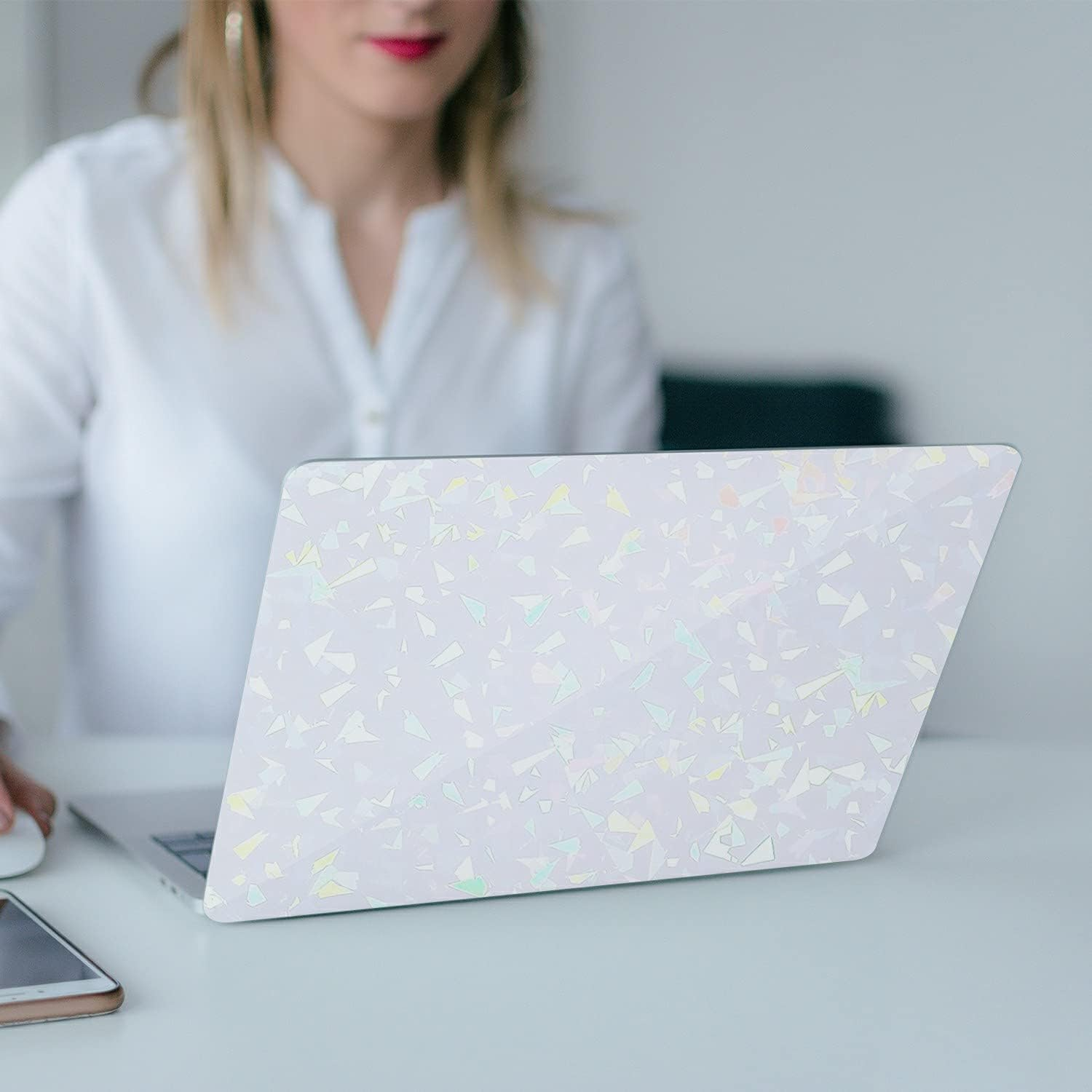 Holographic Lamination Vinyl A4 Overlay Film, 24Pcs Holographics Overlay Lamination Self-Adhesive Holographic Laminate Films Vinyl Sticker,Holographic Vinyl Laminate Films,Gem Pattern - Laser Pattern image number 7