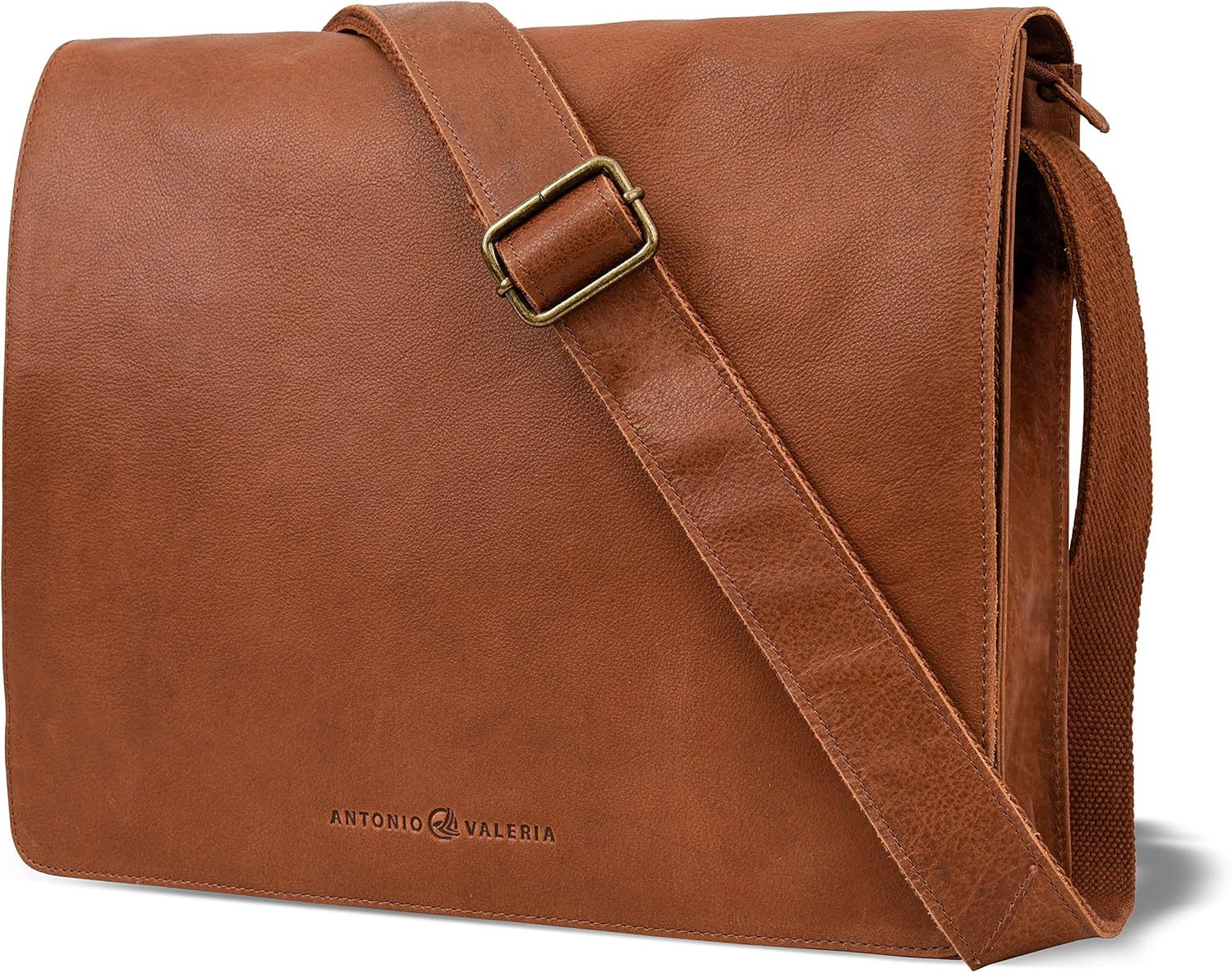 Antonio Valeria Albert Premium Leather Messenger Bag for Men