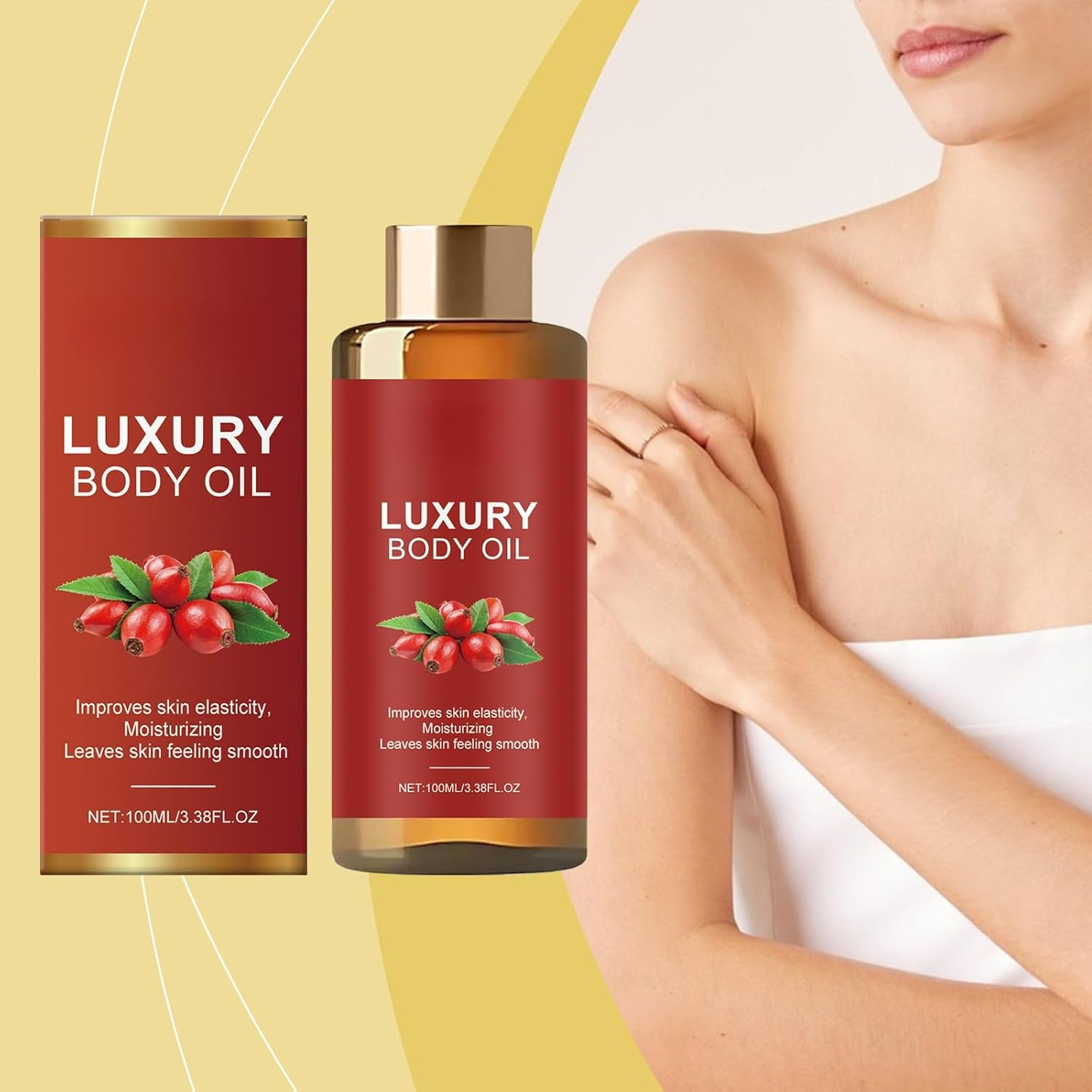 Magic Firming Body Care, Luxury Glow Remedy Essence for Women Arms Chest Thighs & Tummy, Collagen Support Skin Tightening Serum, Hydrating & Moisturizing Magic Care after Shower (1Pcs) - 1Pcs image number 6