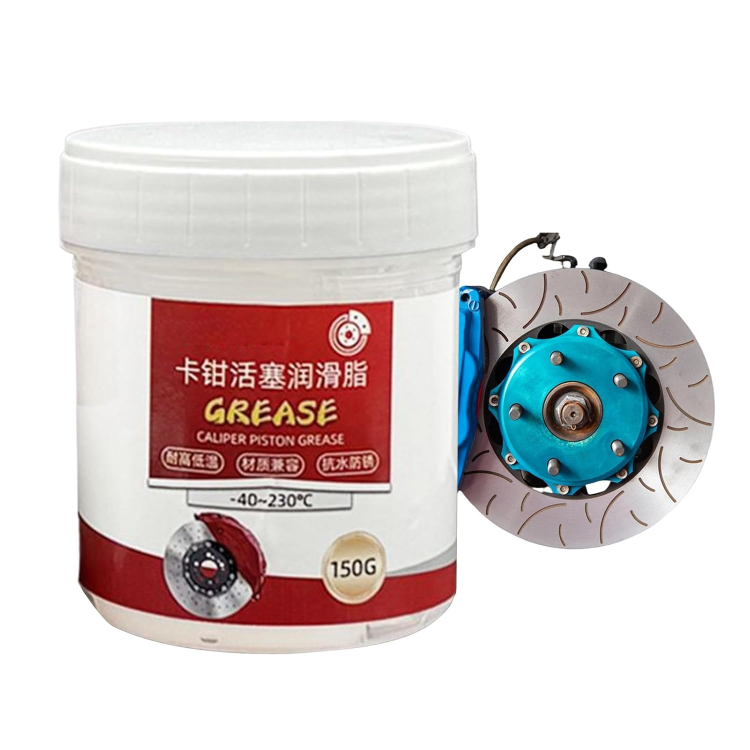 Brake Grease - 150G Automotive Lubricating Compound,Disc Brake Grease,For Motorcycle Car Truck SUV Wheel Disc Pin Workshop Garage Maintenance image number 5