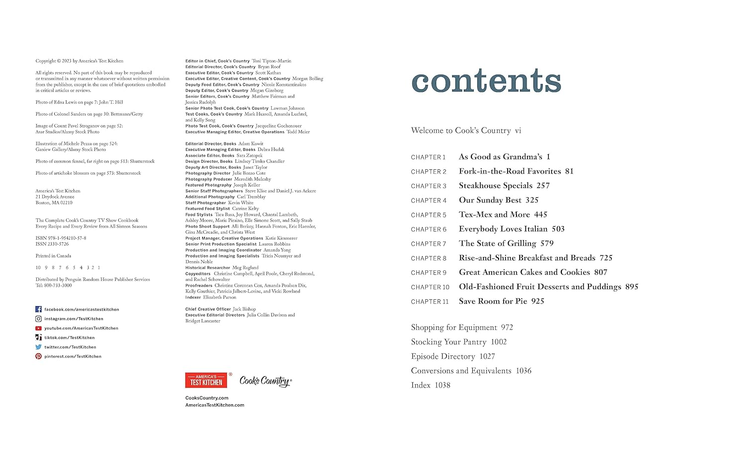 The Complete Cook'S Country TV Show Cookbook: Every Recipe and Every Review from All Sixteen Seasons: Includes Season 16 image number 1