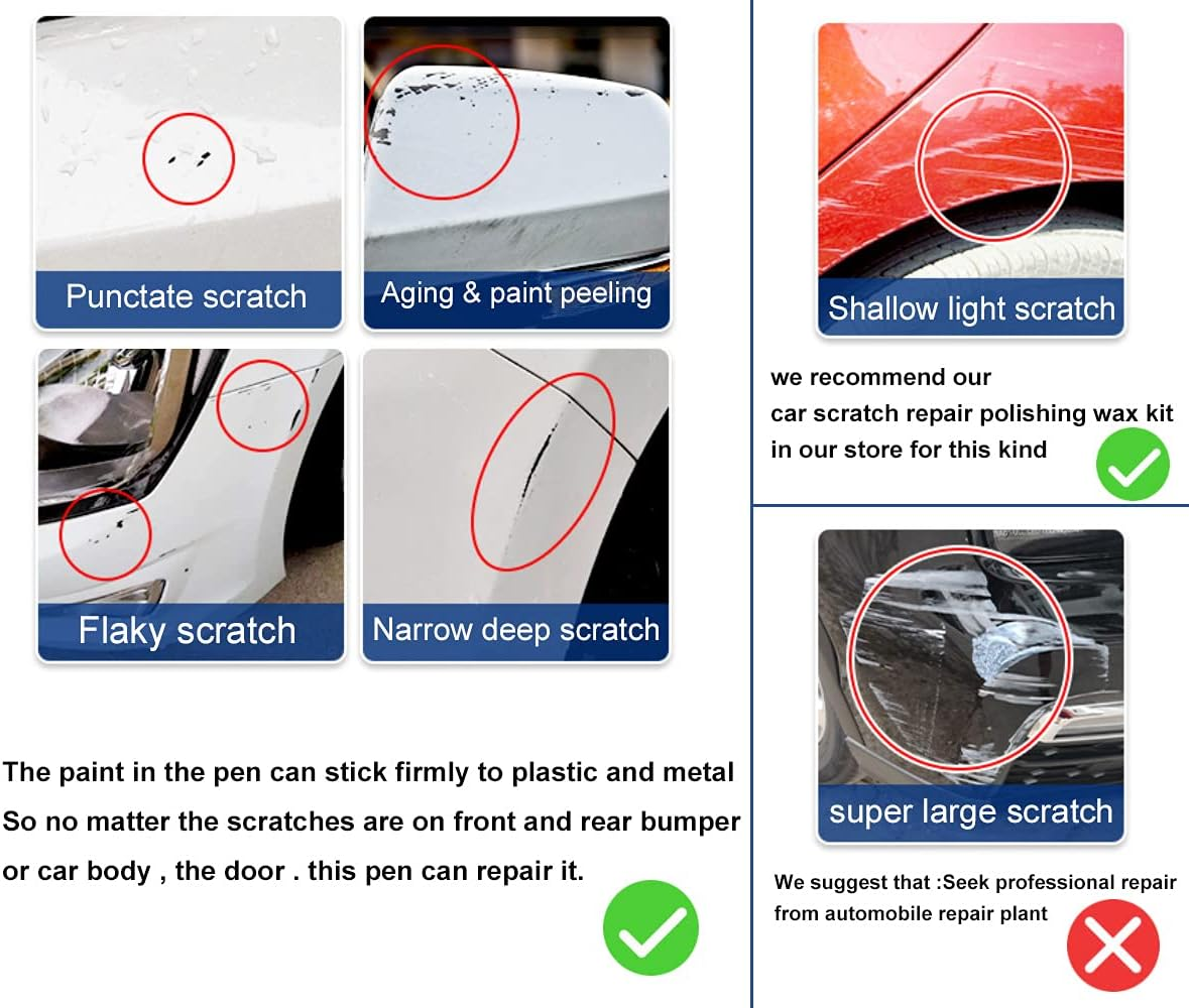 Car Touch up Paint Pen Silver for Toyota CAMRY Auto Scratch Remover Pen 1D4 Auto Scratch Repair Kit for Deep Scratches Cars Scratch Repair Easy Repair image number 2