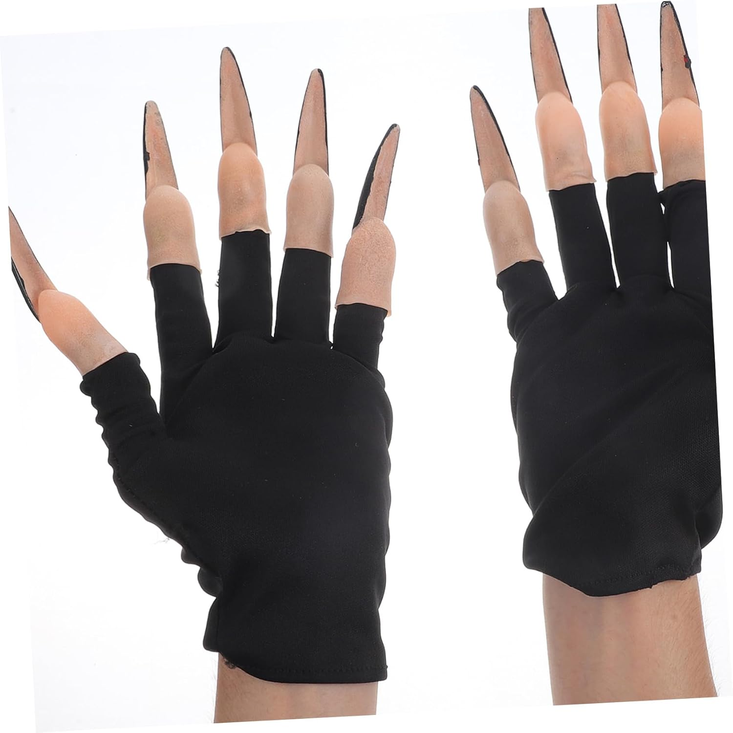 Amosfun Halloween Costume for Adults and Boys and Girls Including Witch Hat Gloves and Glasses Props for Cosplay Party and Trick-Treating image number 3