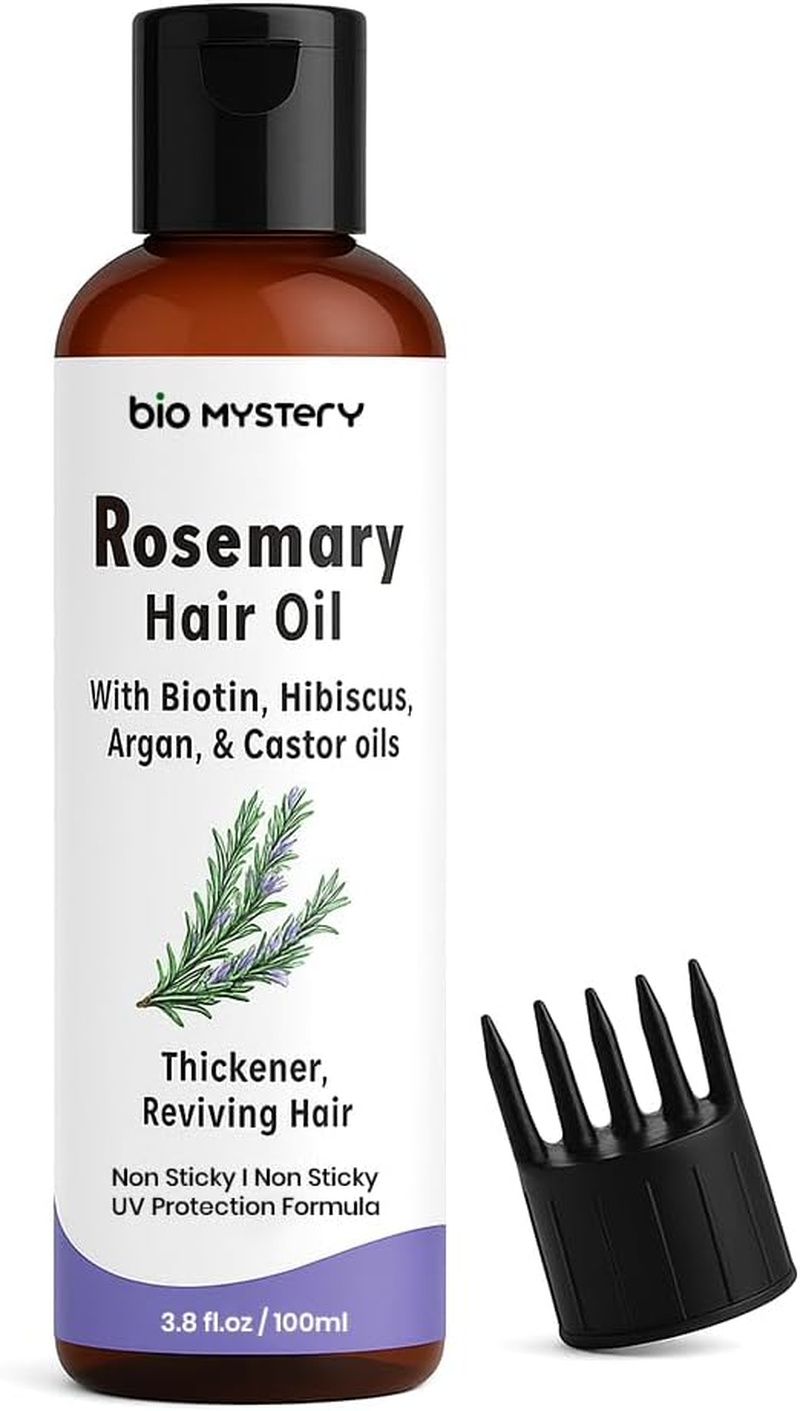 Bio Mystery Rosemary Oil for Hair Growth Infused with Biotin, Argan Vit-E with Jojoba & Castor | Scalp Stimulator Hair Growth Oil 200Ml/6.8 Oz image number 1