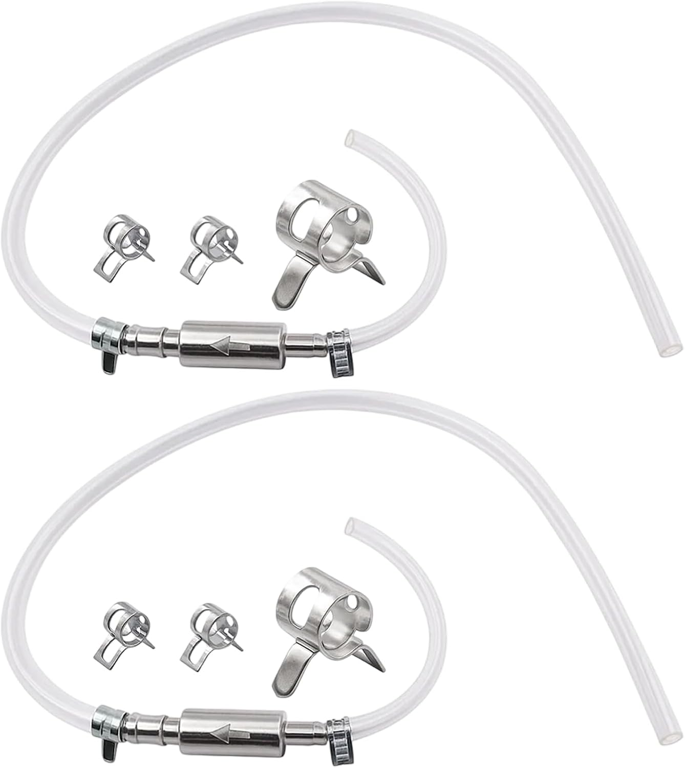 2 Pcs Universal Motorcycle & Car Brake Bleeding Kit, Professional Brake and Clutch Bleeder Tool Set with One-Way Valve for DIY Repair image number 6