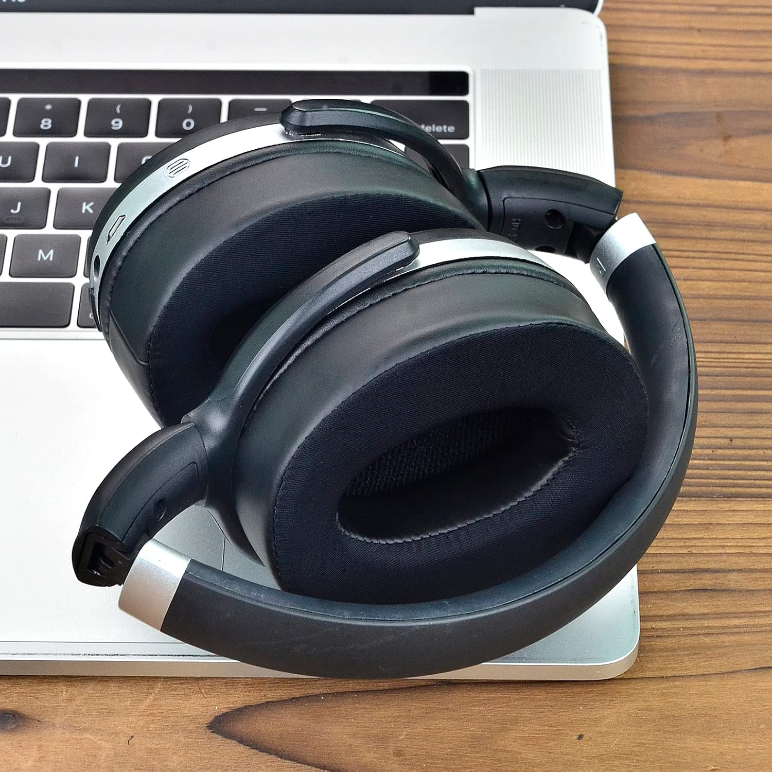 Ear Pads Replacement Cushions Compatible with Sennheiser HD 4.50BT, HD 4.50, HD 4.50BTNC, HD 4.50SE, HD 4.40BT, HD 4.30G, HD 4.20S, HD 458BT, HD 450, HD 450BT, HD 350BT Headset (Silky Cool Gel) image number 3