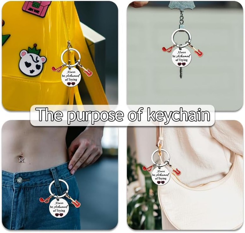 Inspirational Birthday Gifts for Music Lovers Keychain Gifts Forn Singers Musicia Guitar Piano Player Gifts for Friend Bestie - Color 2 image number 7