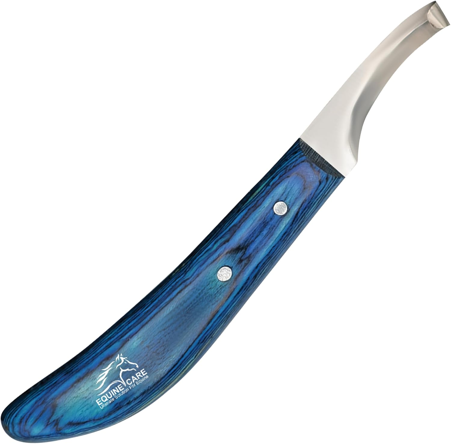 Equine Care Pro Hoof Knife: Razor-Sharp, Double-Ended, Stainless-Steel Blade, Durable Sheet Handle, Left-Handed Precision Farrier Tool, Ultimate Grip & Comfort. image number 5