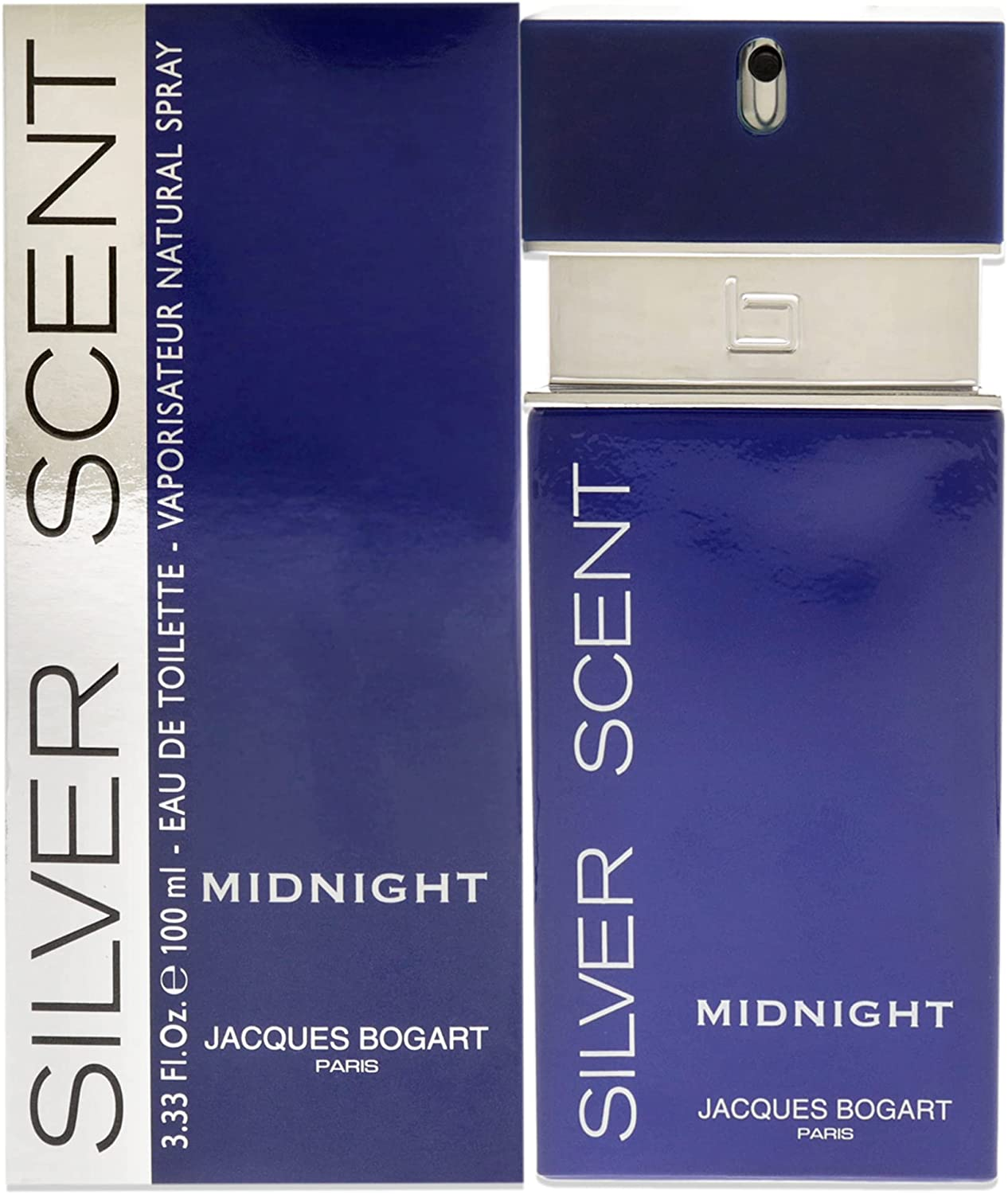 Jacques Bogart Paris Silver Scent Midnight Eau De Toilette Spray for Men 100 Ml image number 2